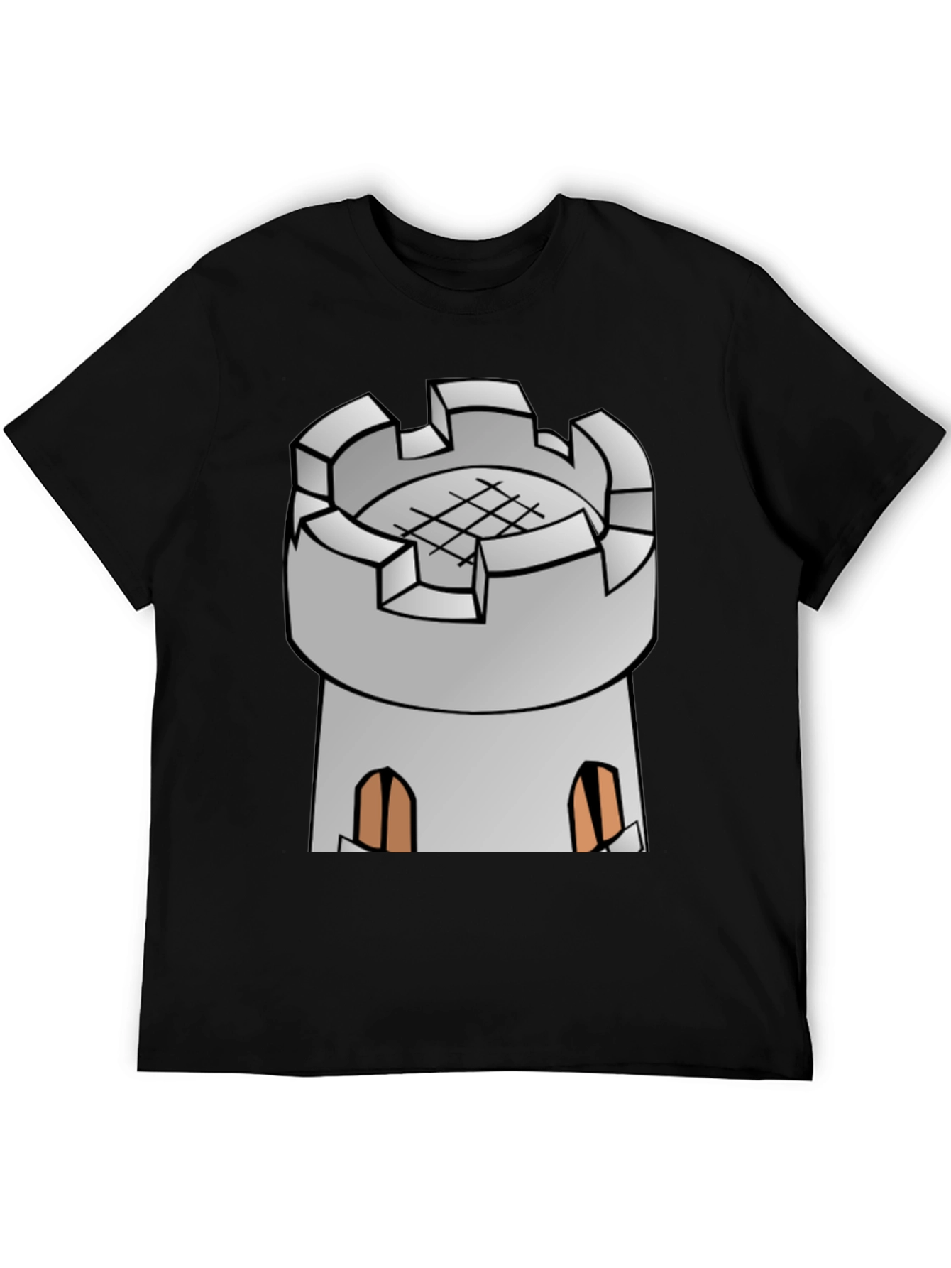 Castle Tower Graphic Tee - Classic Medieval Design