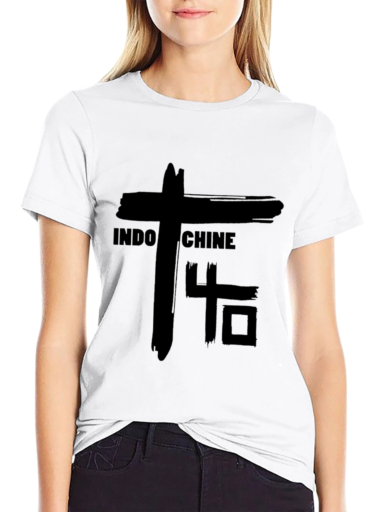 Indochine 40 T-Shirt - Black Graphic Tee