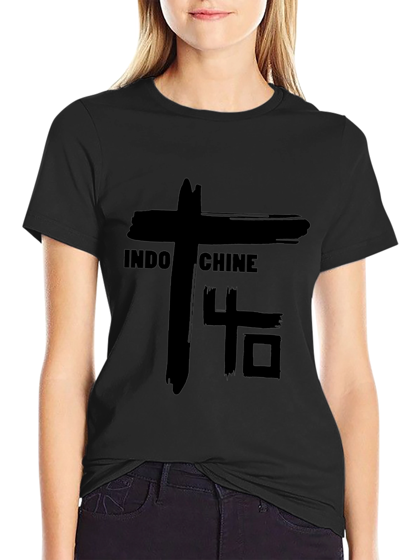 Indochine 40 T-Shirt - Black Graphic Tee