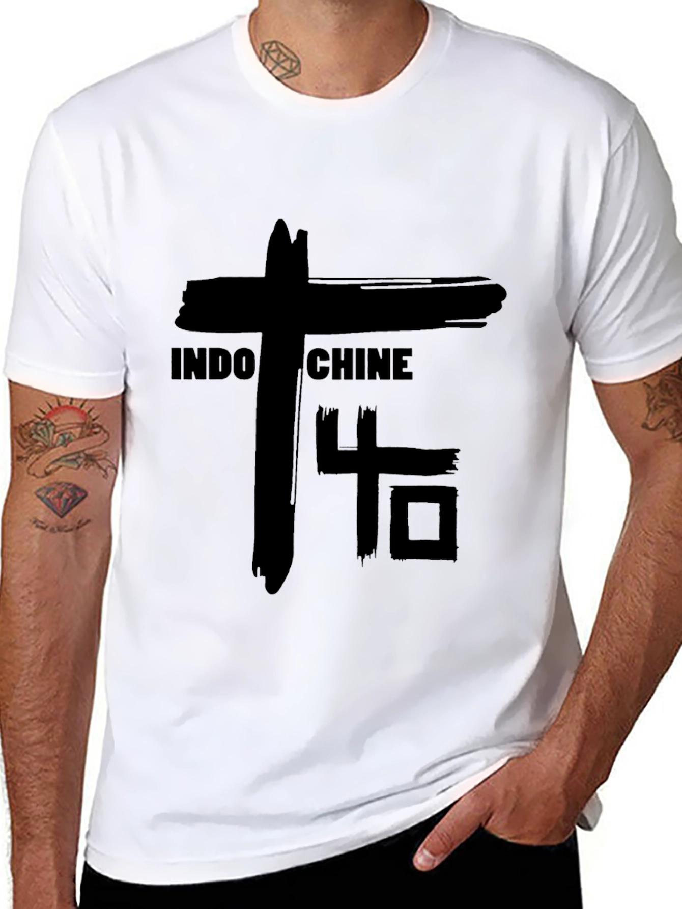 Indochine 40 T-Shirt - Black Graphic Tee