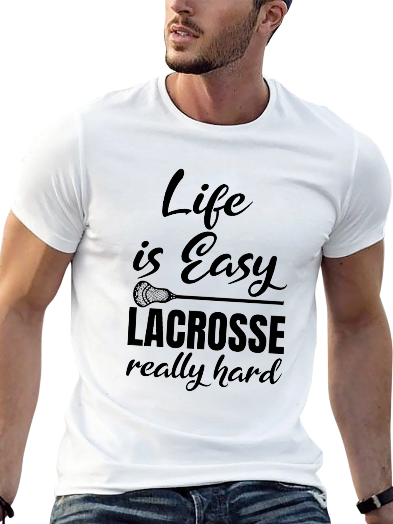 Life is Easy Lacrosse T-Shirt