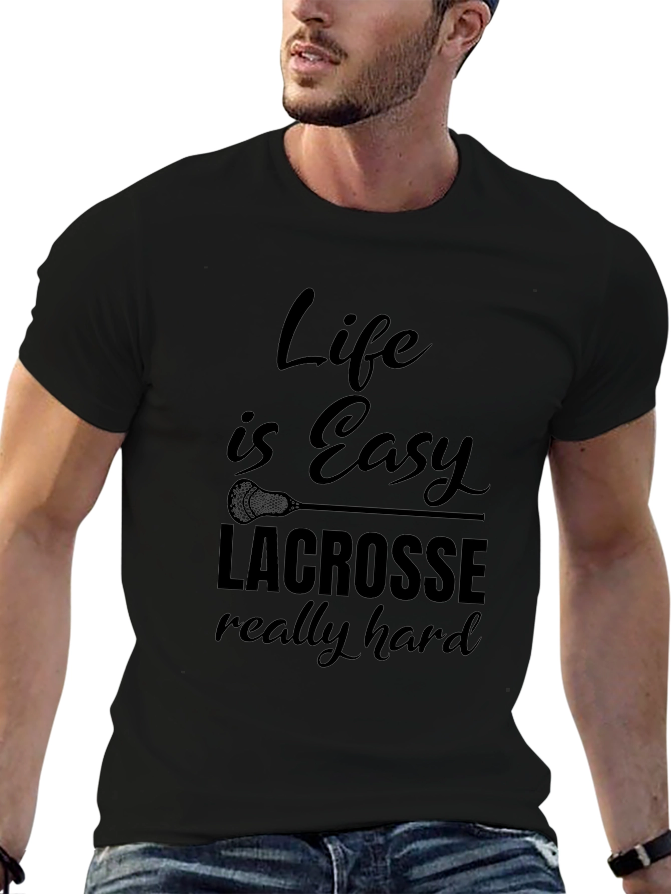 Life is Easy Lacrosse T-Shirt