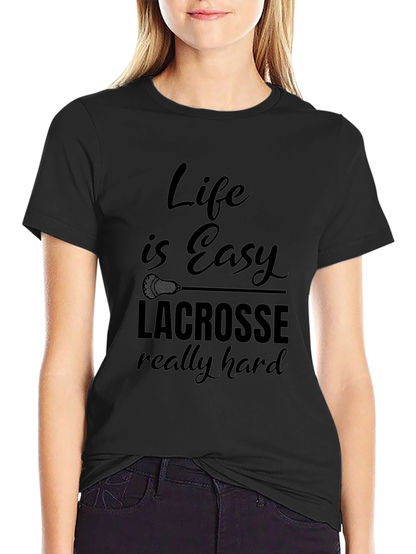 Life is Easy Lacrosse T-Shirt