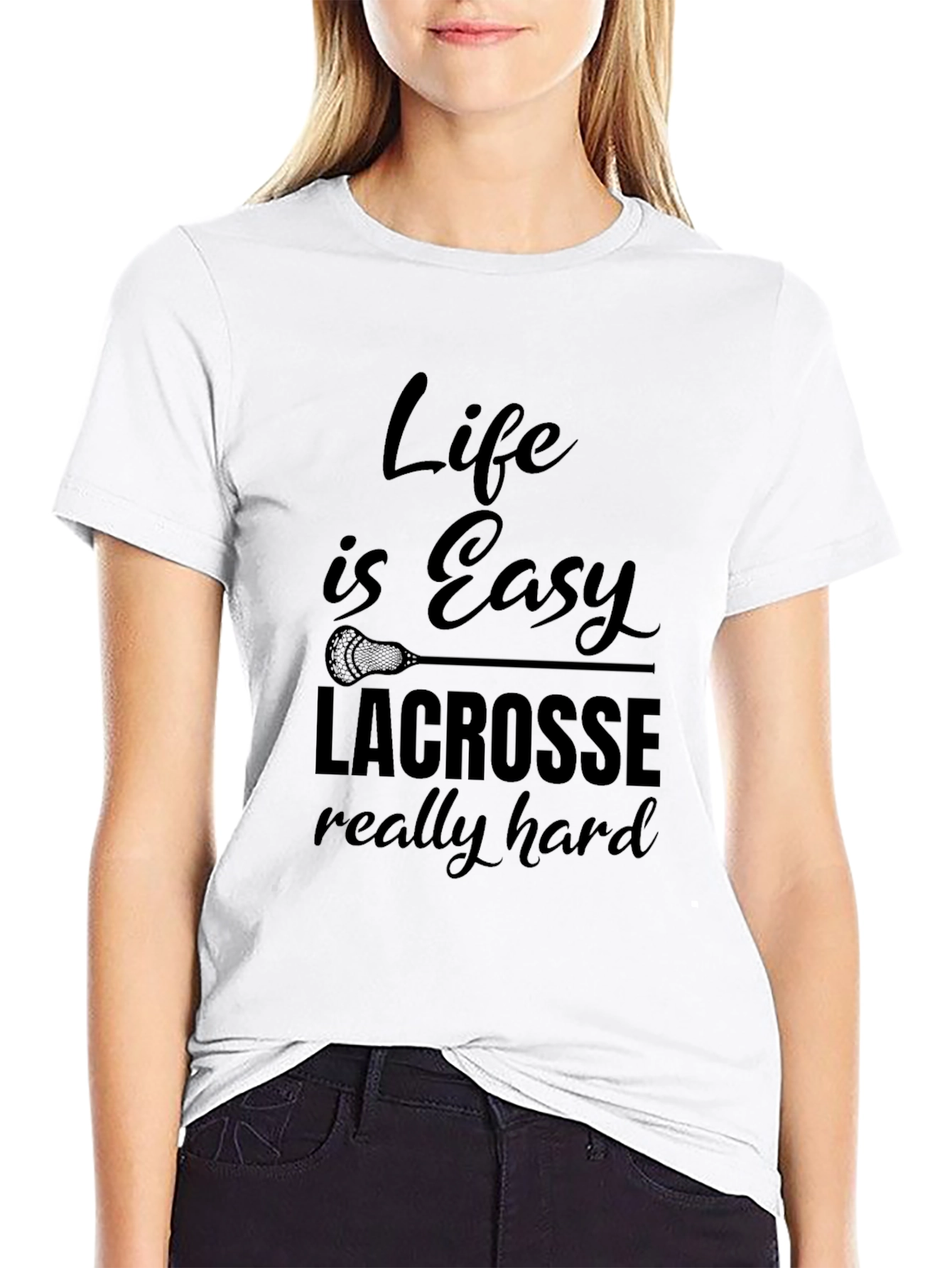 Life is Easy Lacrosse T-Shirt