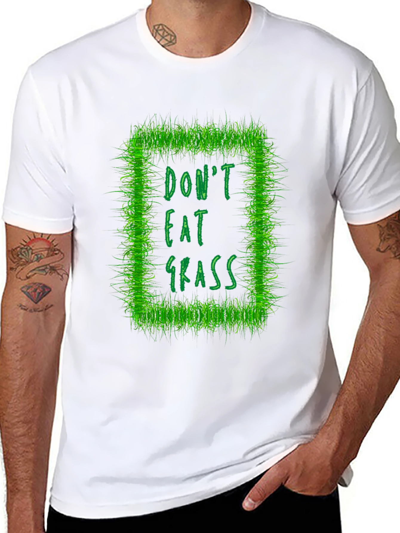Dont Eat Grass Graphic T-Shirt