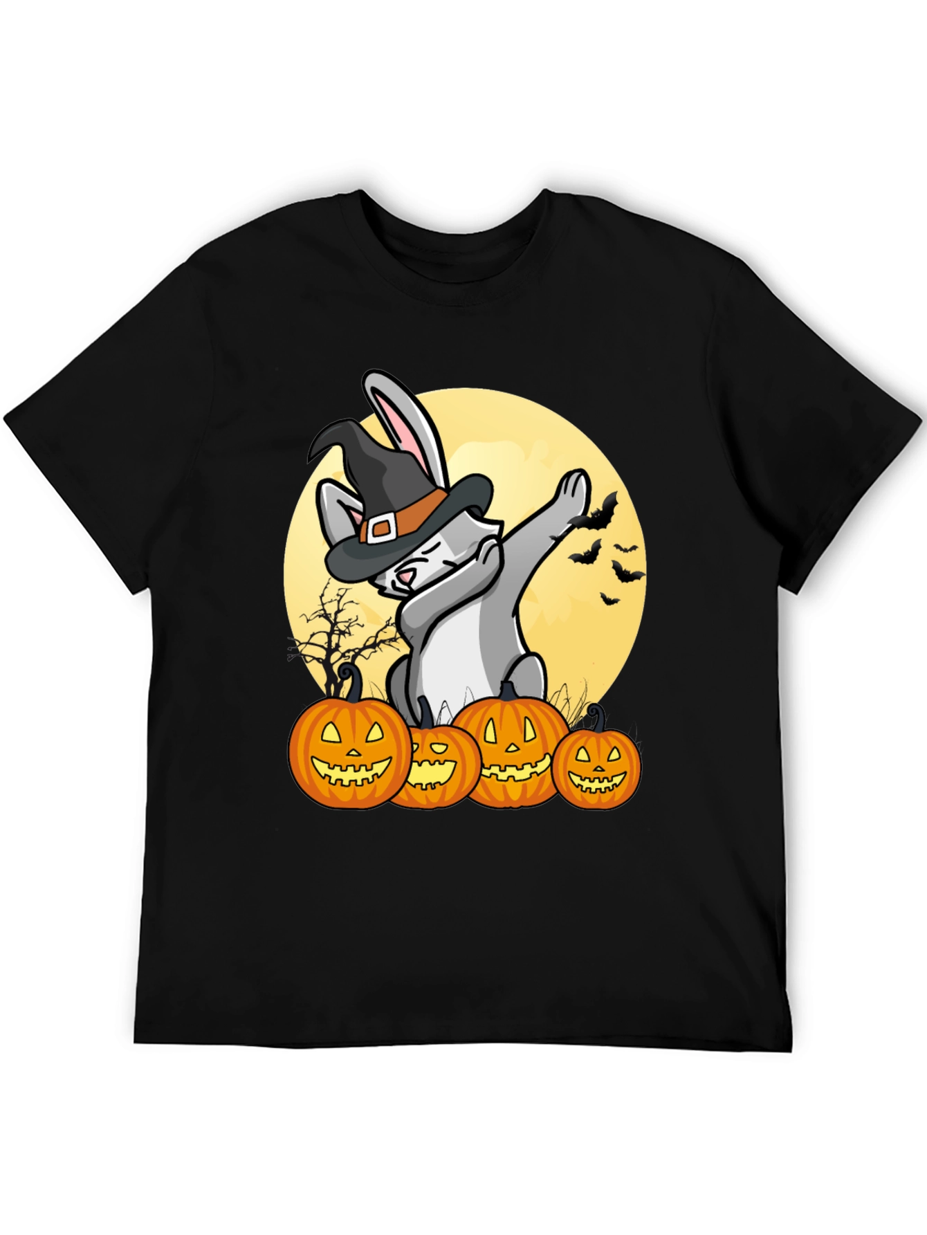 Halloween Bunny Dabbing T-Shirt