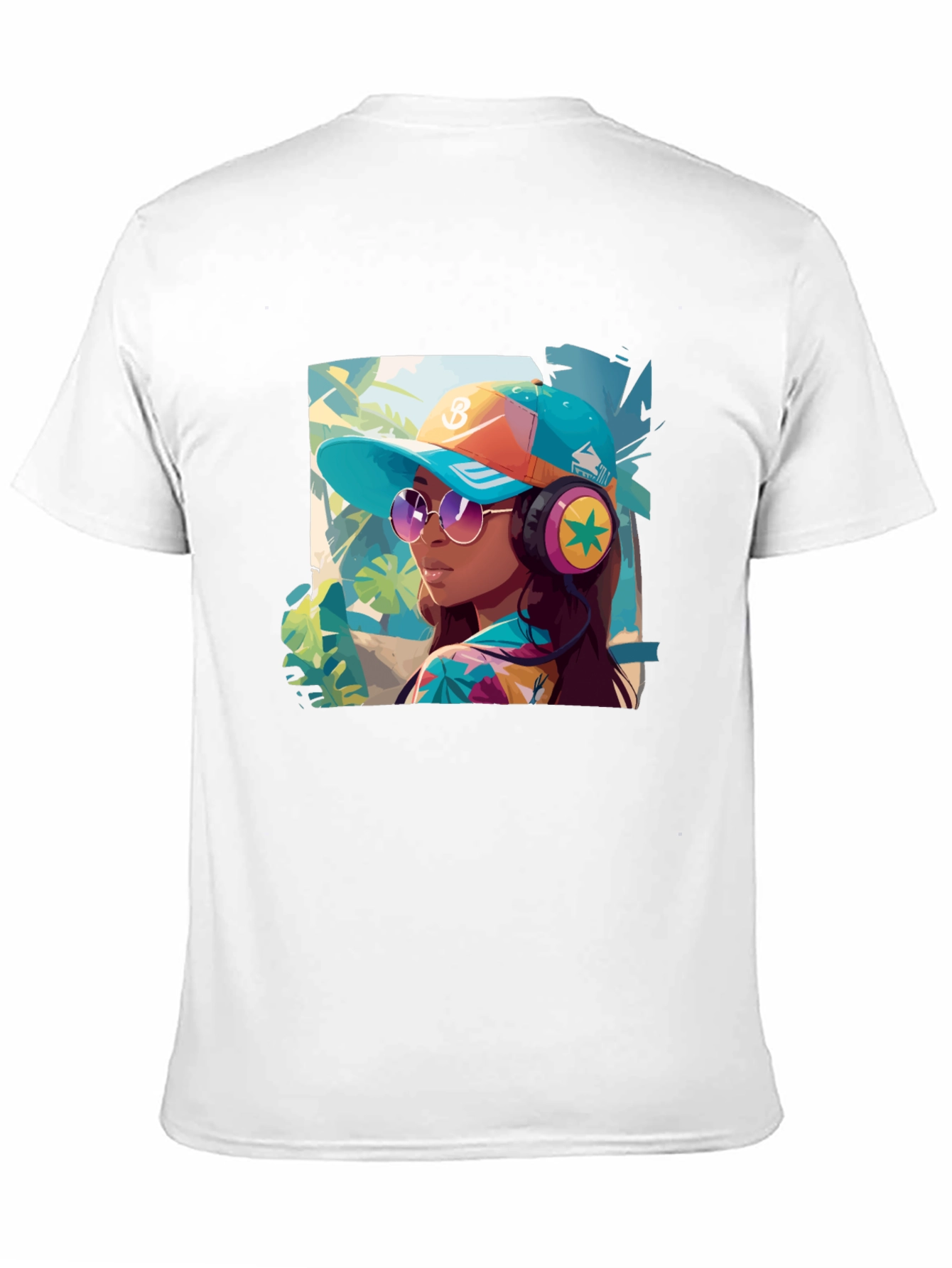 Trendy Tropical Vibe Graphic Tee - Unisex