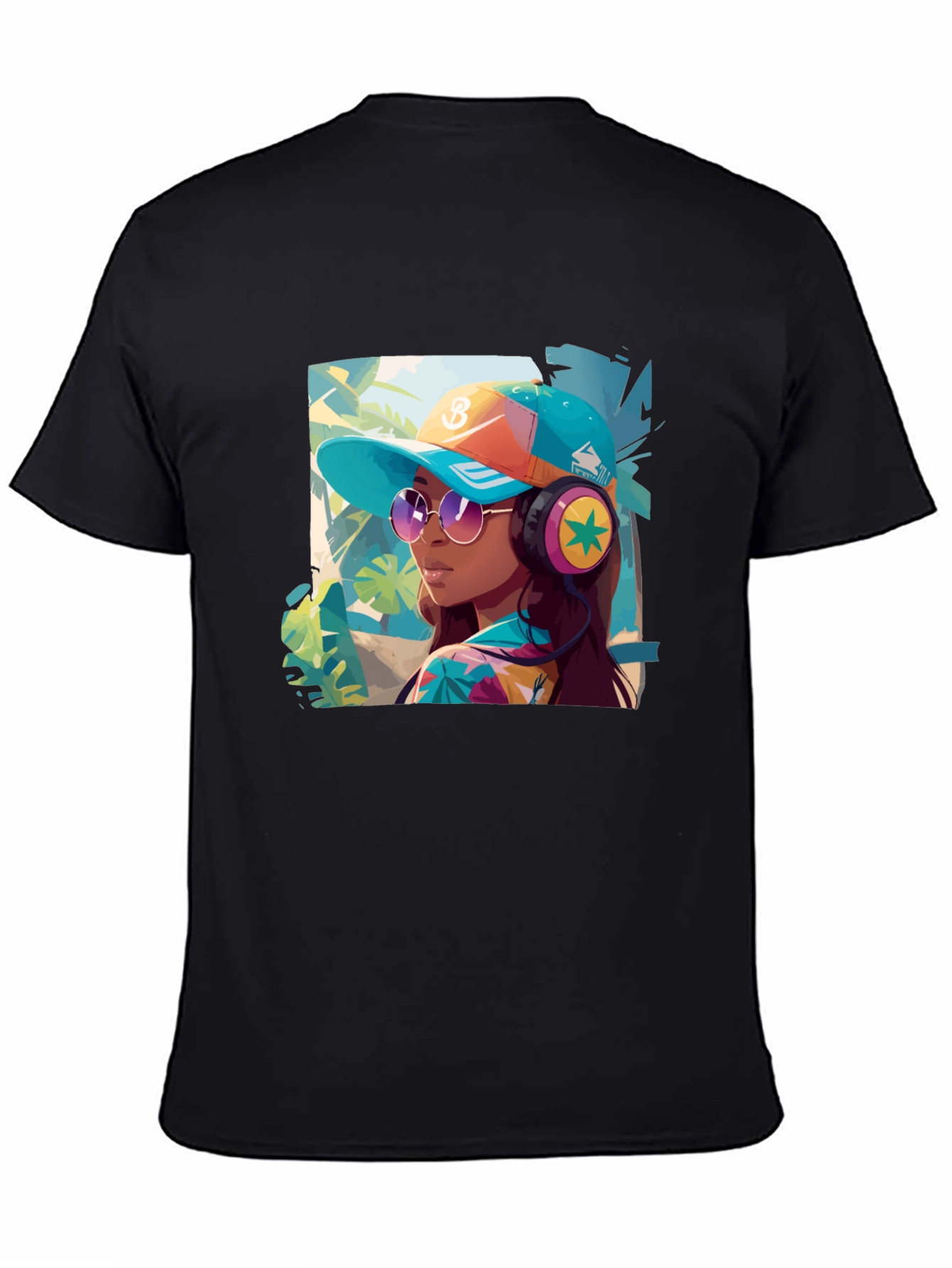 Trendy Tropical Vibe Graphic Tee - Unisex
