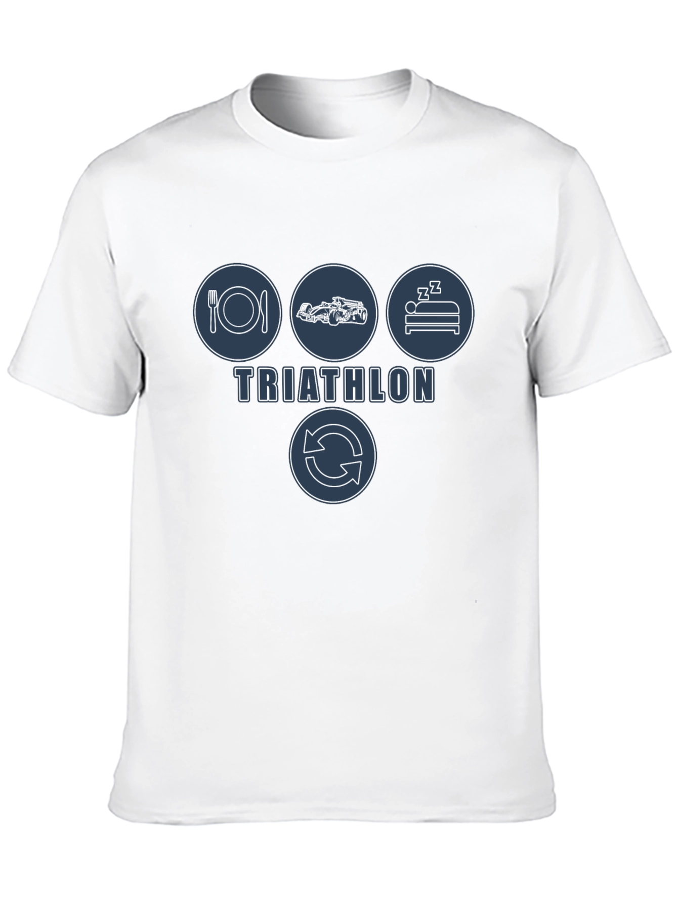 Eat Race Sleep Repeat Triathlon T-Shirt