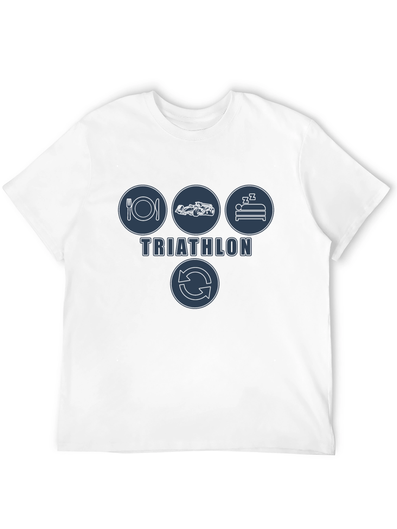 Eat Race Sleep Repeat Triathlon T-Shirt