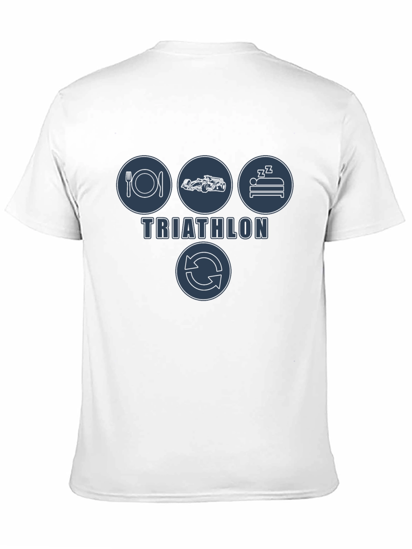 Eat Race Sleep Repeat Triathlon T-Shirt