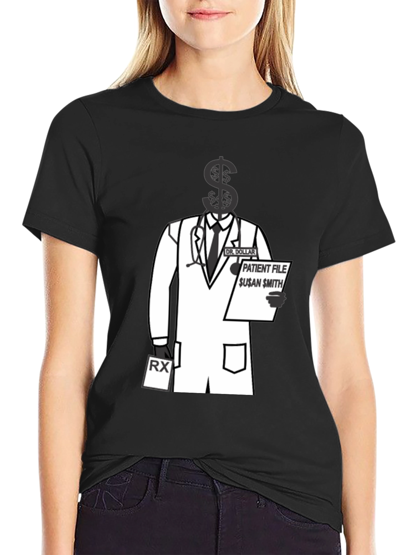 Dr. Dollar T-Shirt: Patient File Graphic Tee