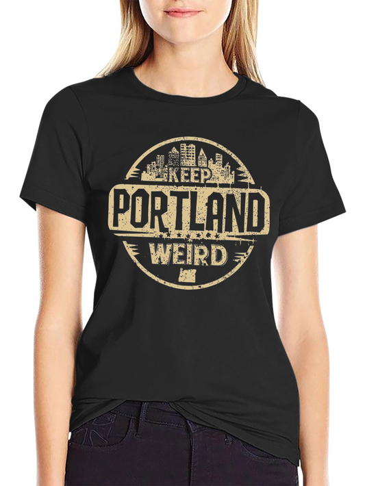 Keep Portland Weird Graphic Tee - Mens Black T-Shirt