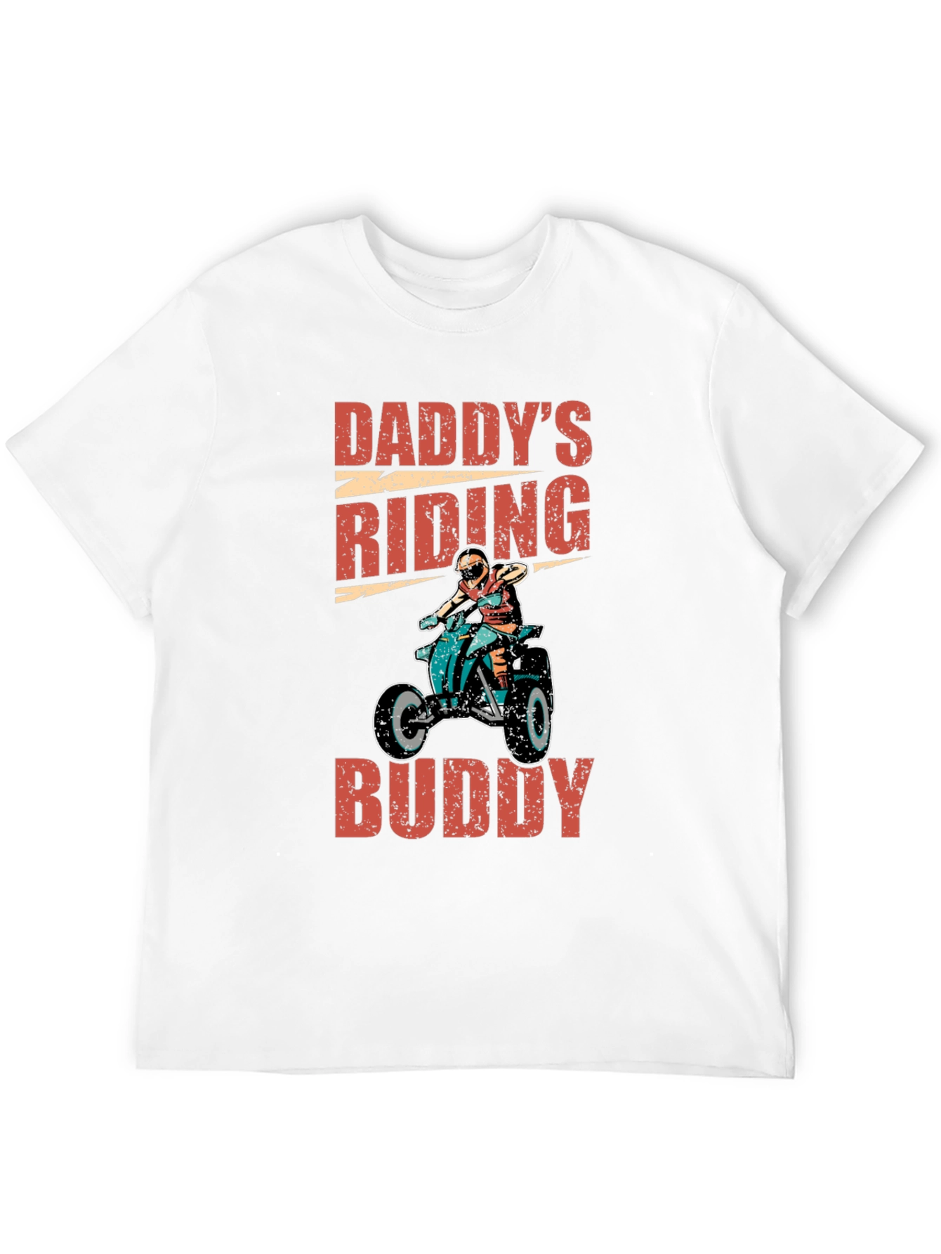 Daddys Riding Buddy Graphic Tee - ATV Adventure
