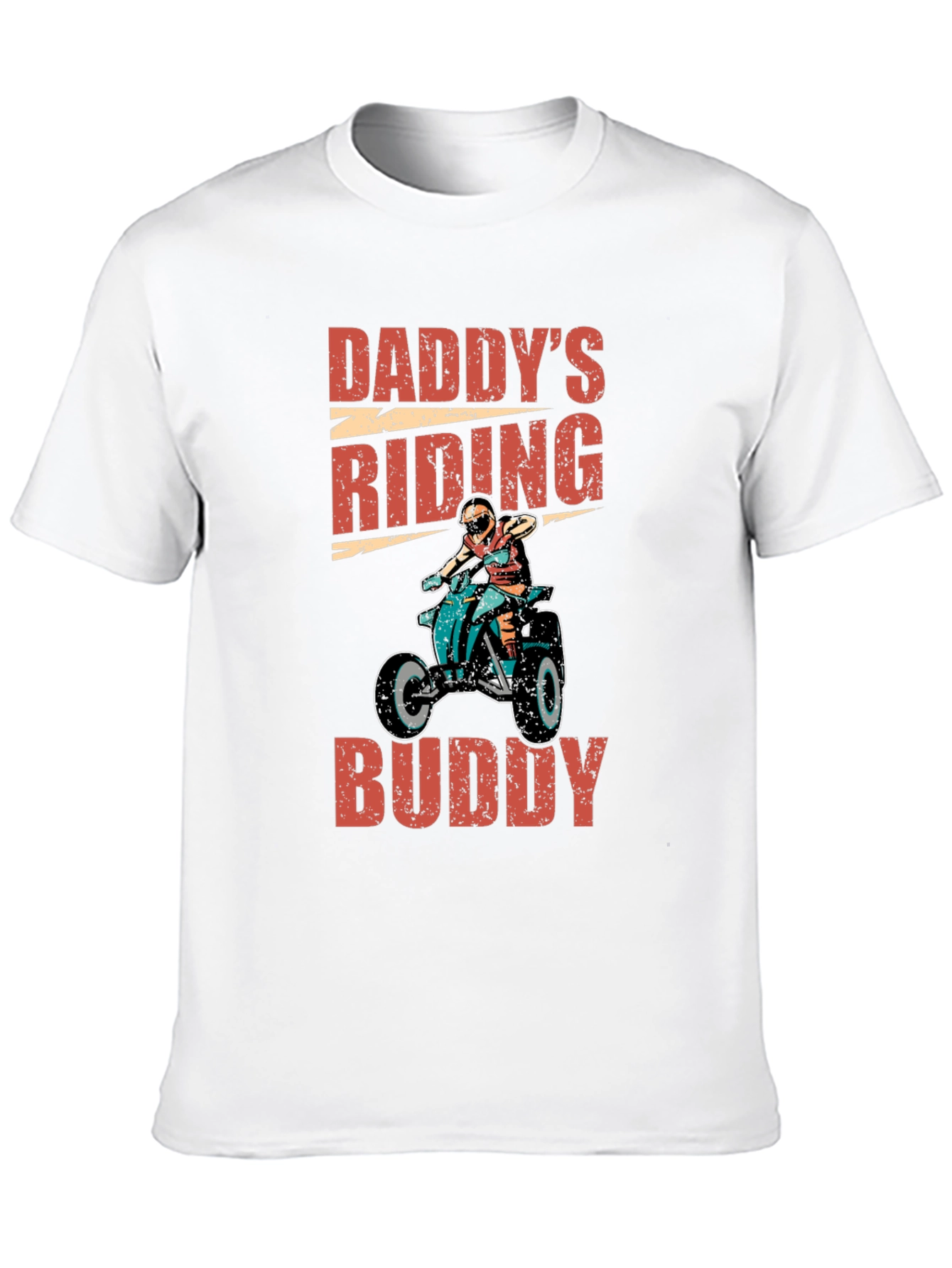 Daddys Riding Buddy Graphic Tee - ATV Adventure