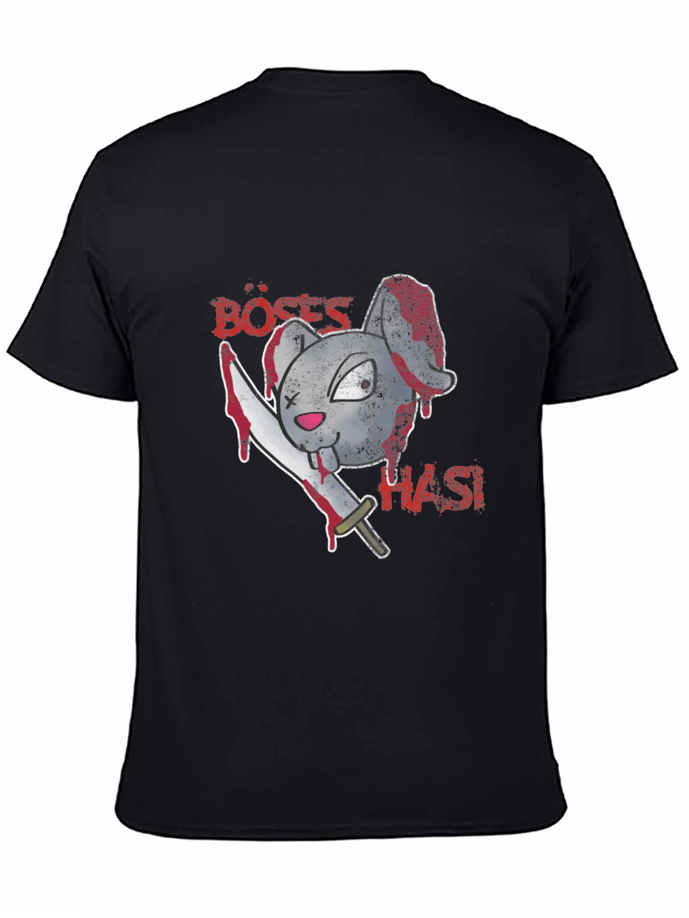 Böses Hasi T-Shirt: Evil Bunny Graphic Tee