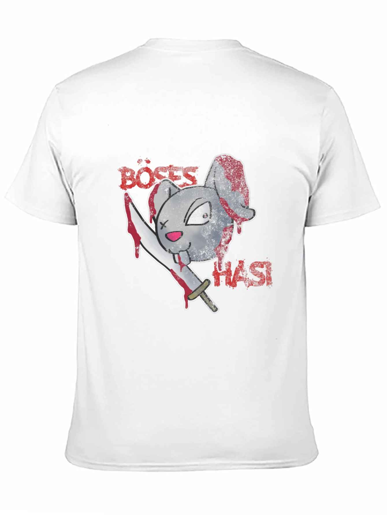Böses Hasi T-Shirt: Evil Bunny Graphic Tee