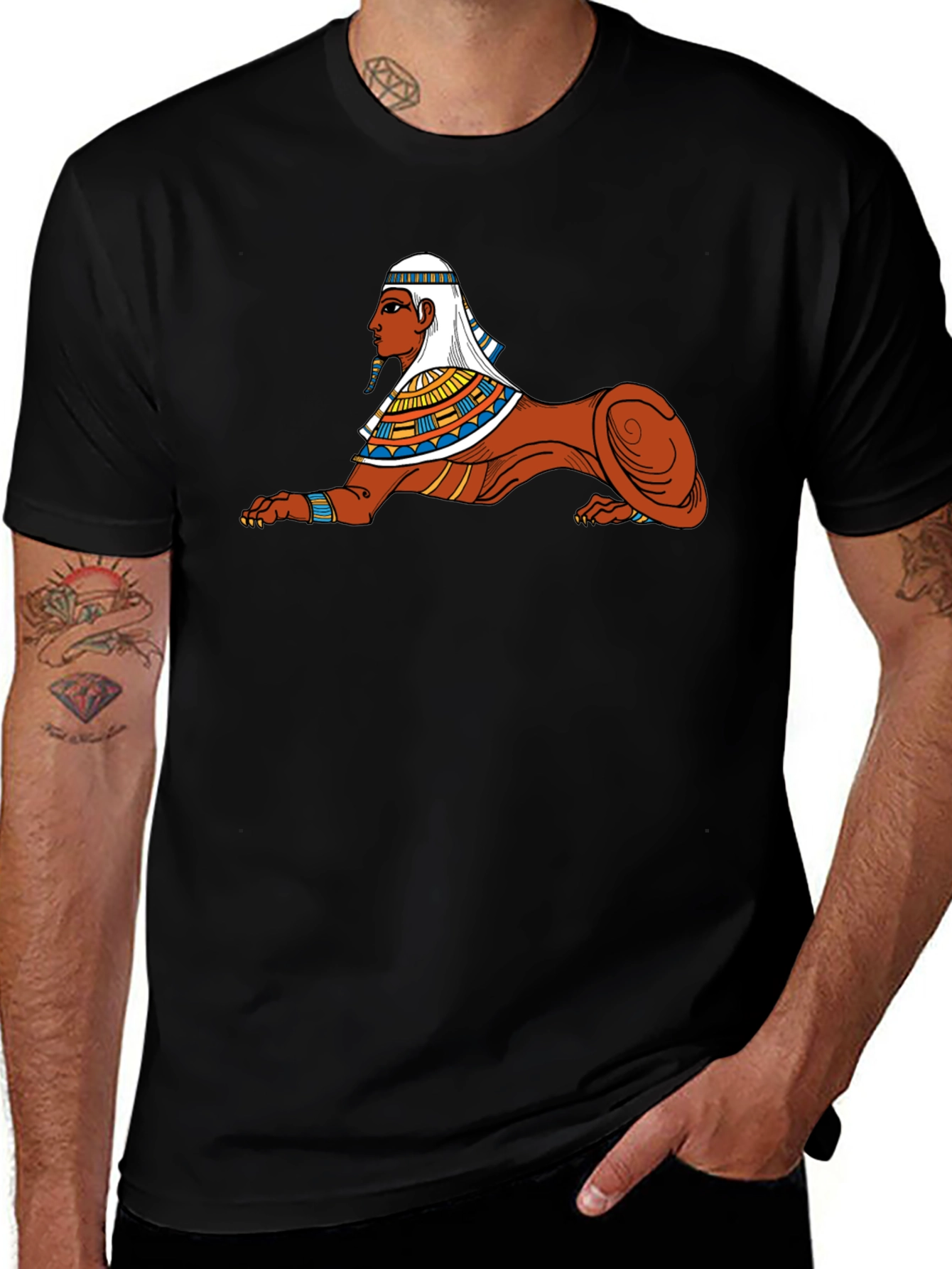 Sphinx Graphic T-Shirt - Ancient Egypt Design