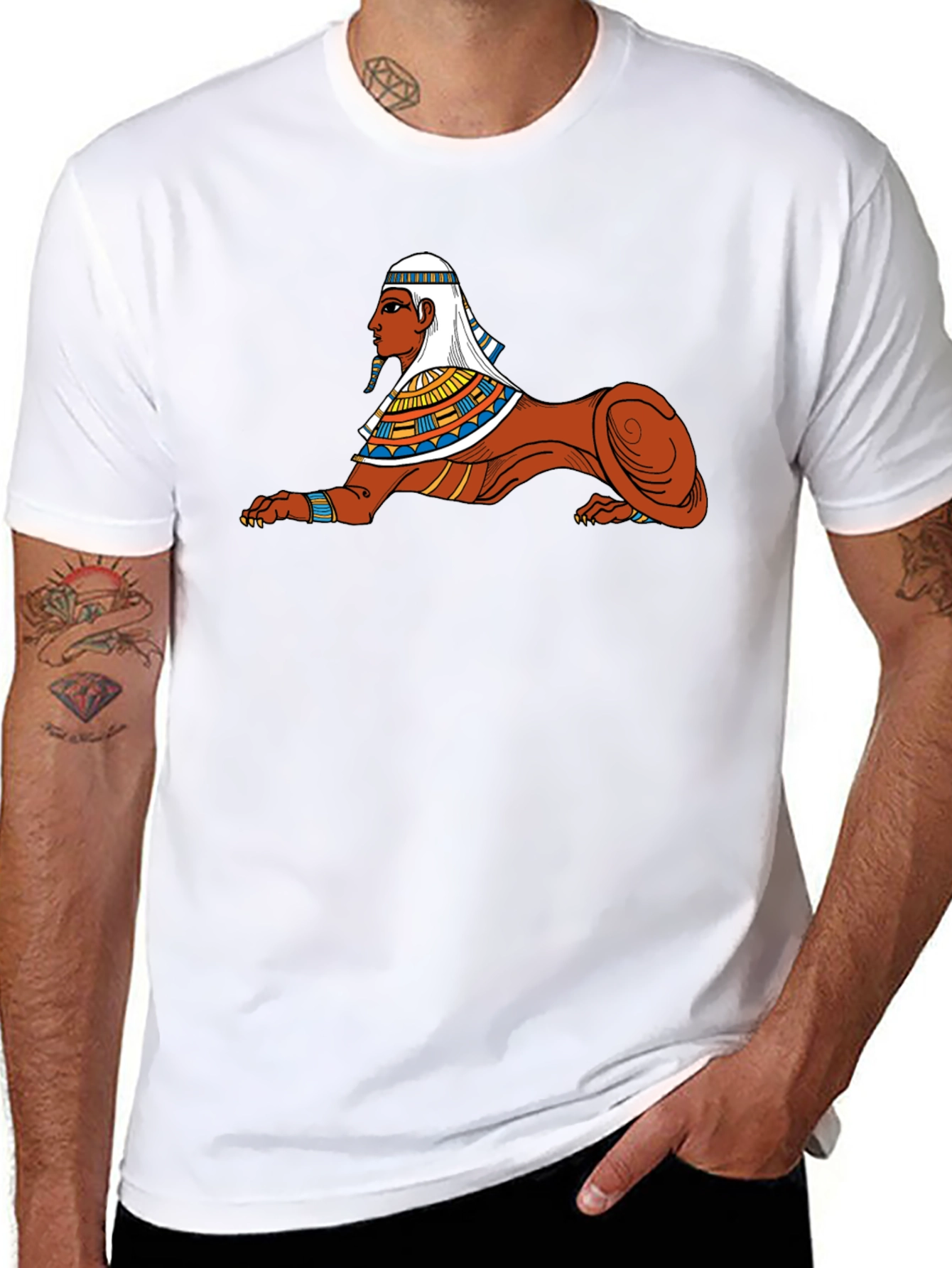 Sphinx Graphic T-Shirt - Ancient Egypt Design