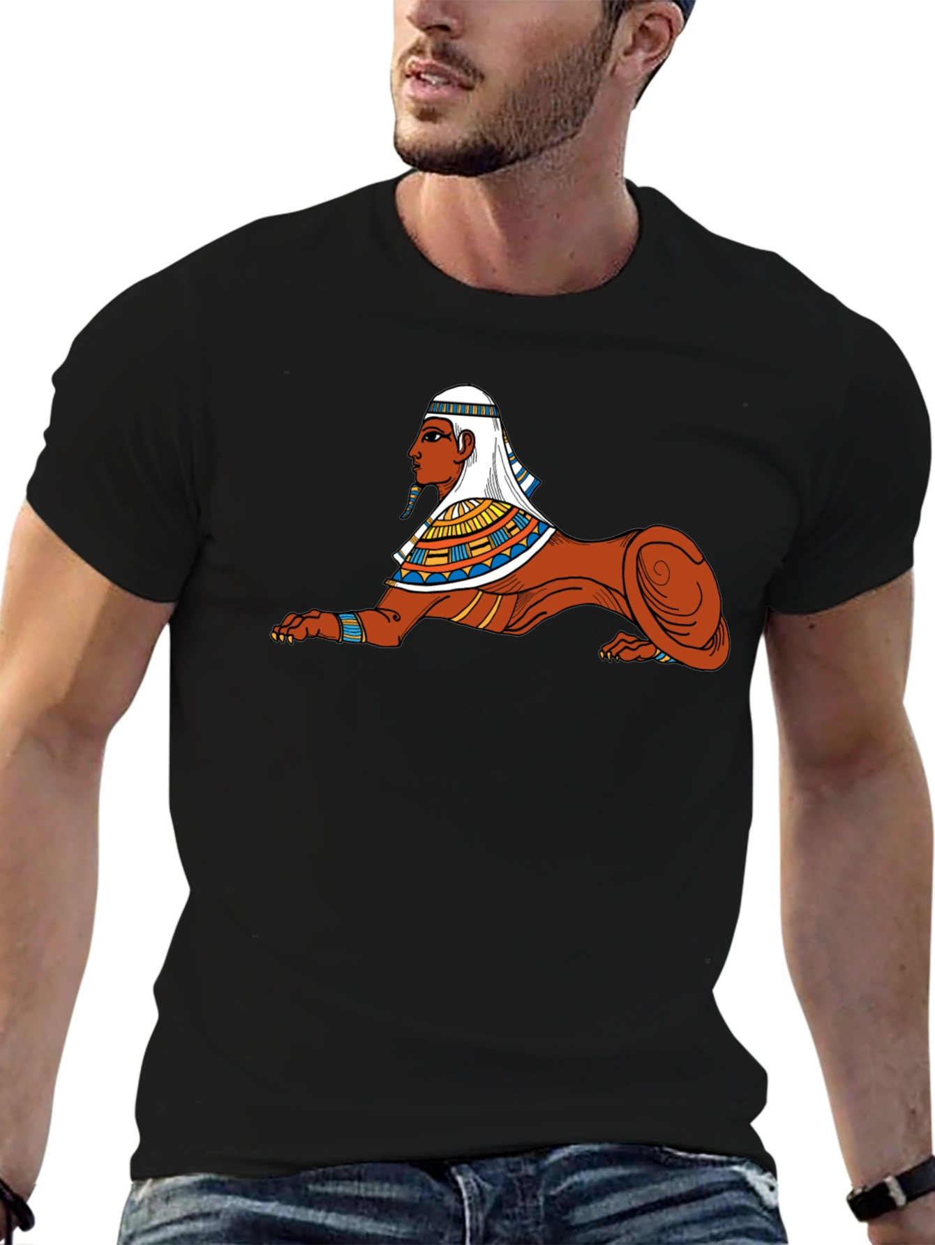 Sphinx Graphic T-Shirt - Ancient Egypt Design