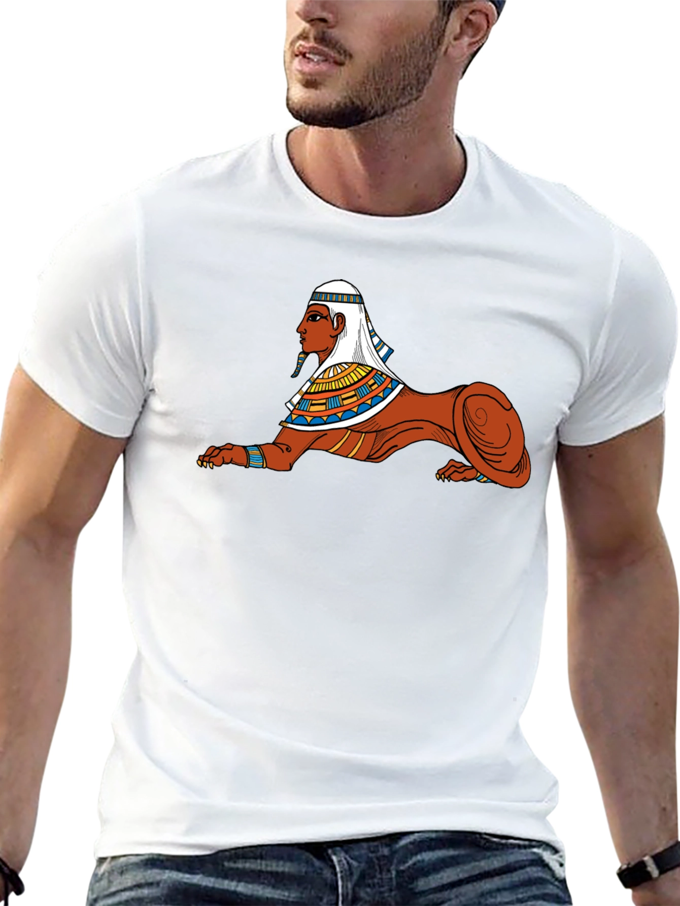 Sphinx Graphic T-Shirt - Ancient Egypt Design