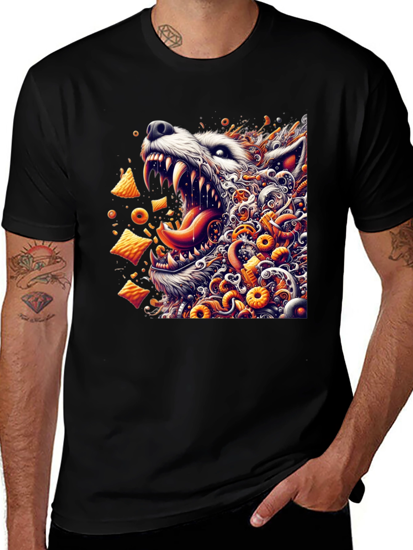 Wolf Snack Attack Graphic Tee