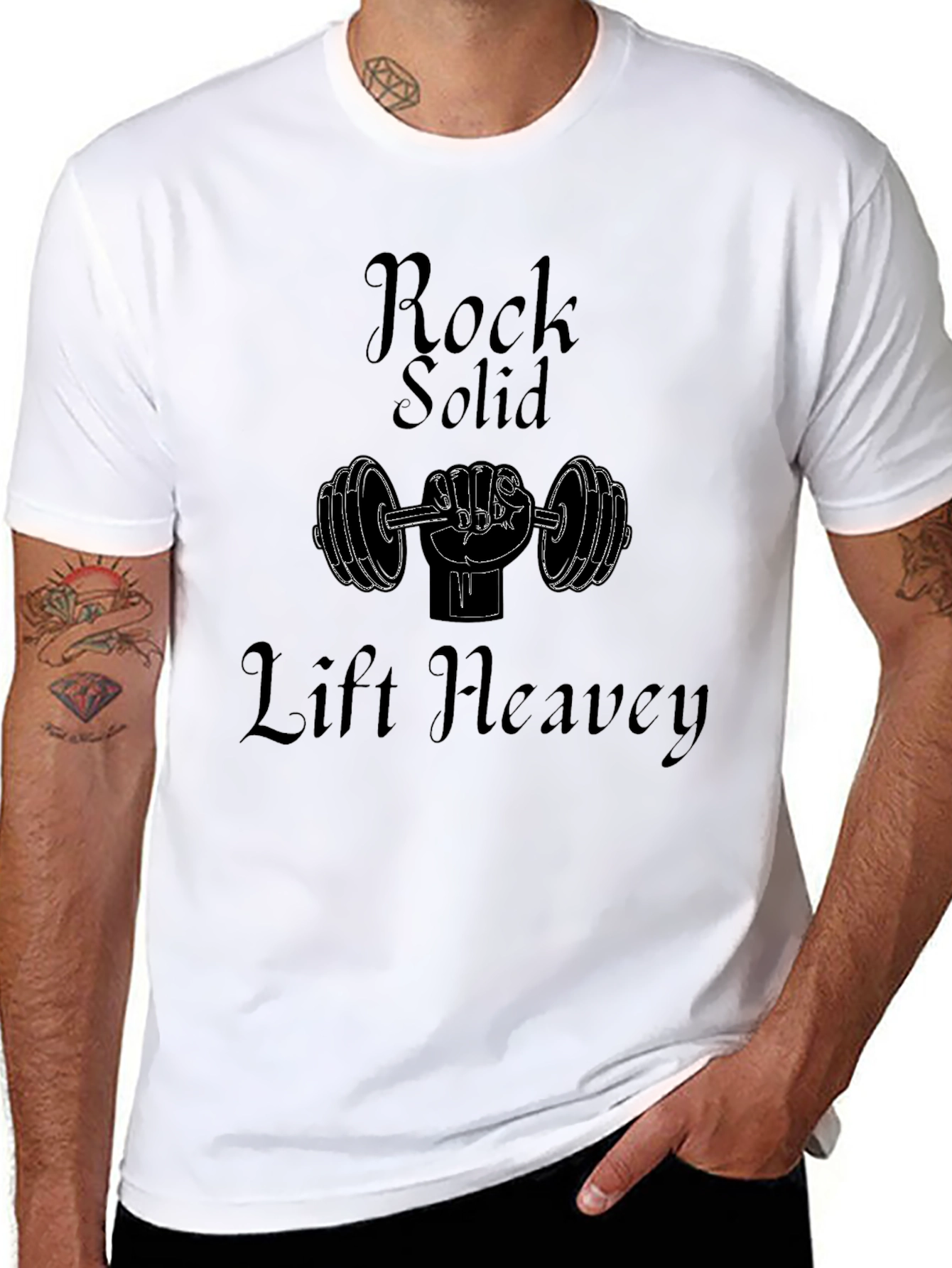 Rock Solid Lift Heavy Graphic Tee