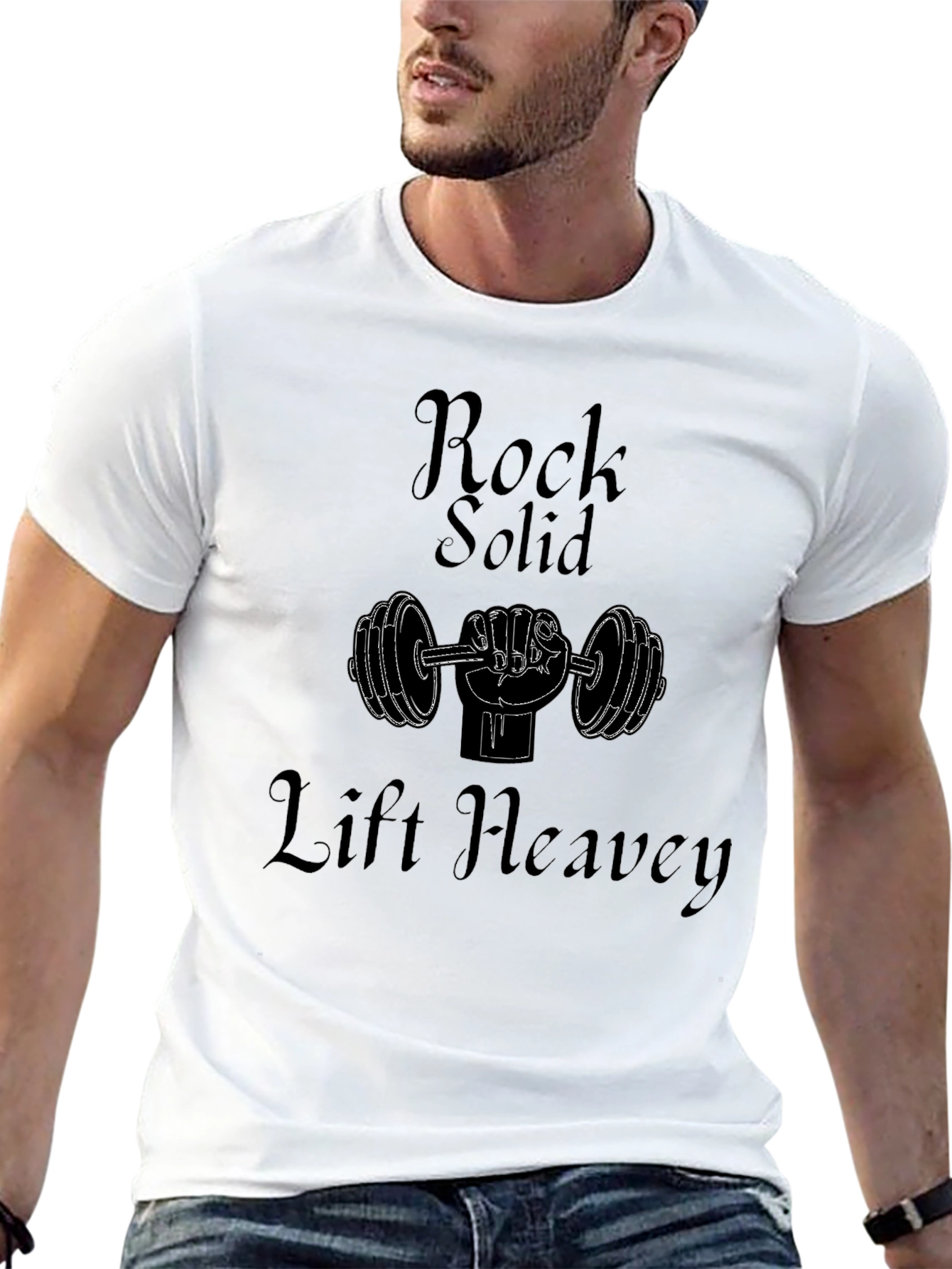Rock Solid Lift Heavy Graphic Tee