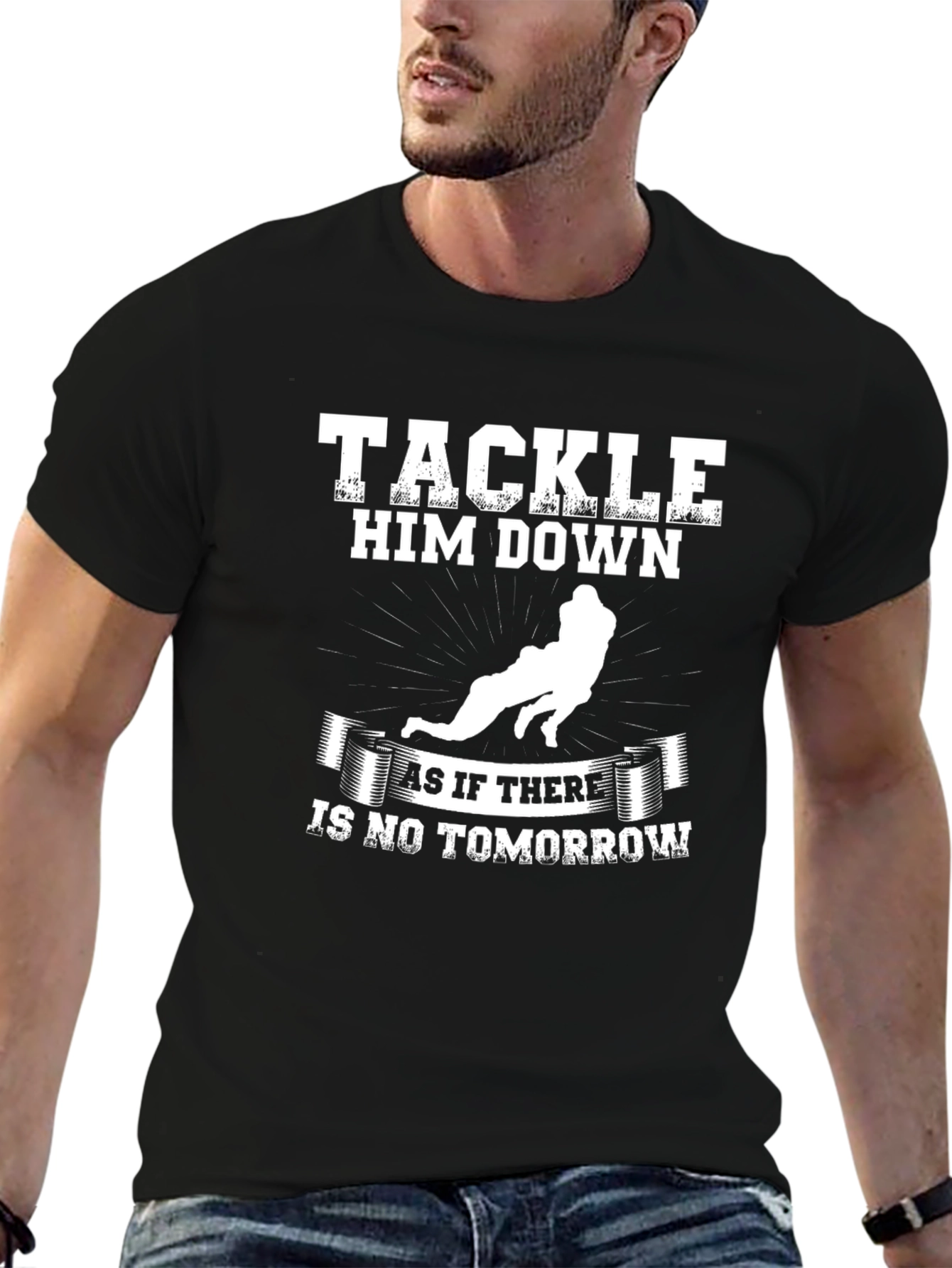 Tackle Him Down Football T-Shirt