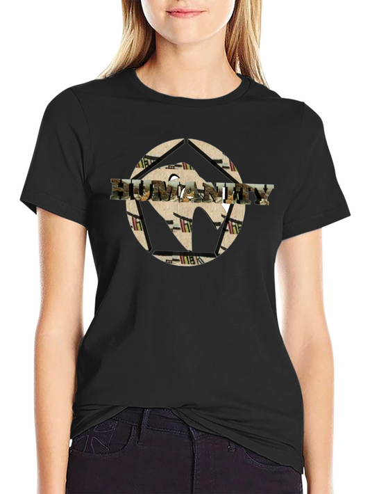 Humanity Graphic Black T-Shirt