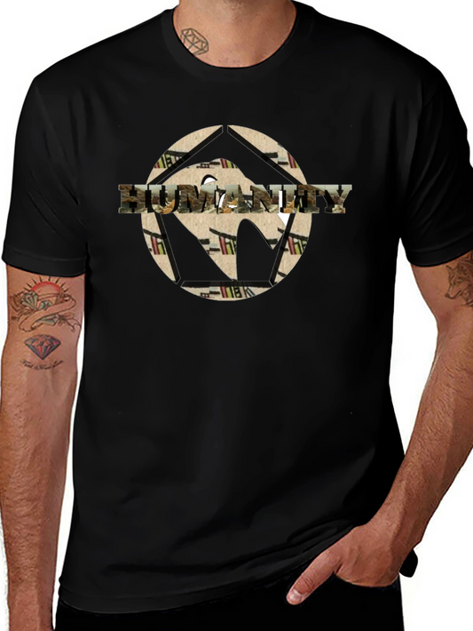 Humanity Graphic Black T-Shirt