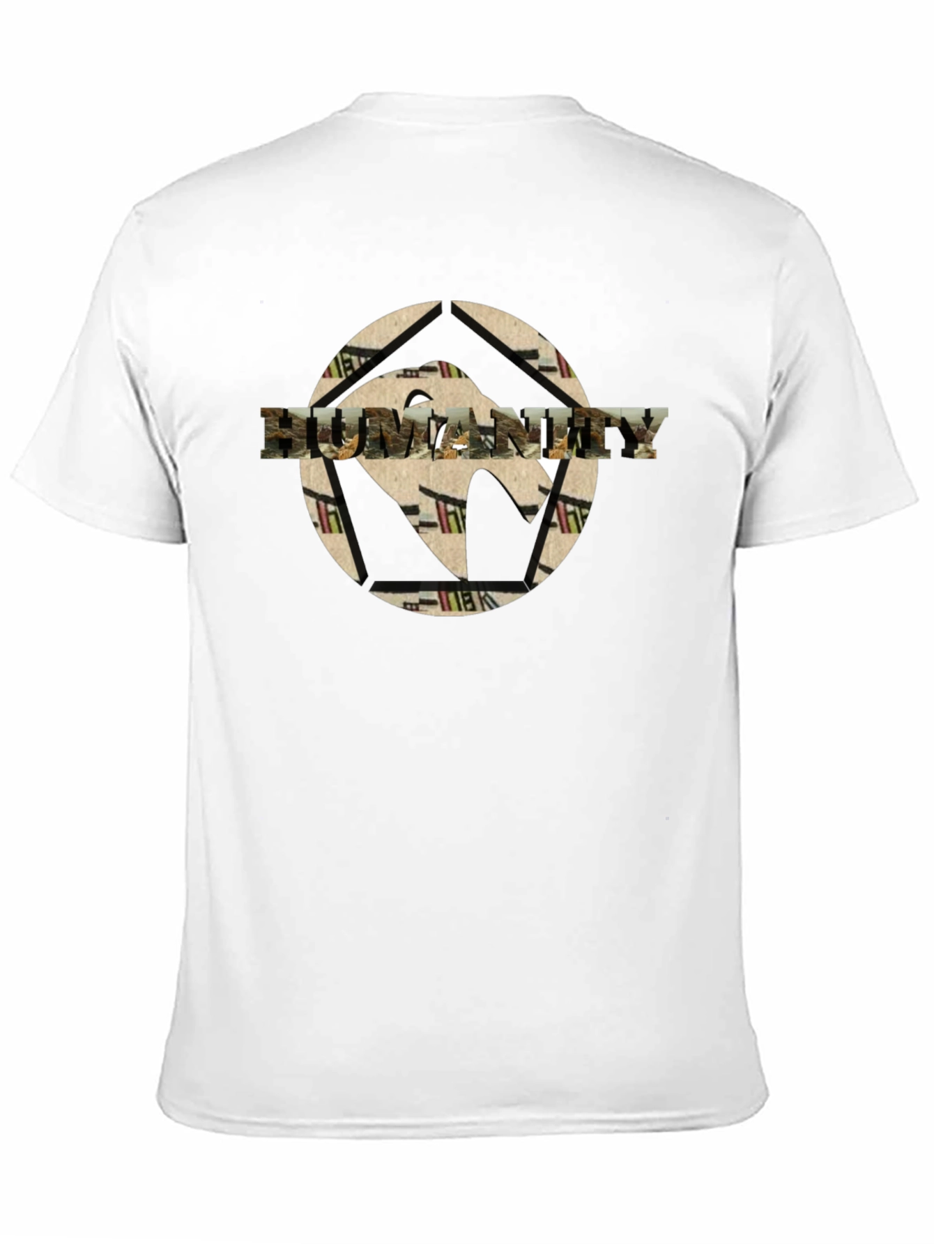 Humanity Graphic Black T-Shirt