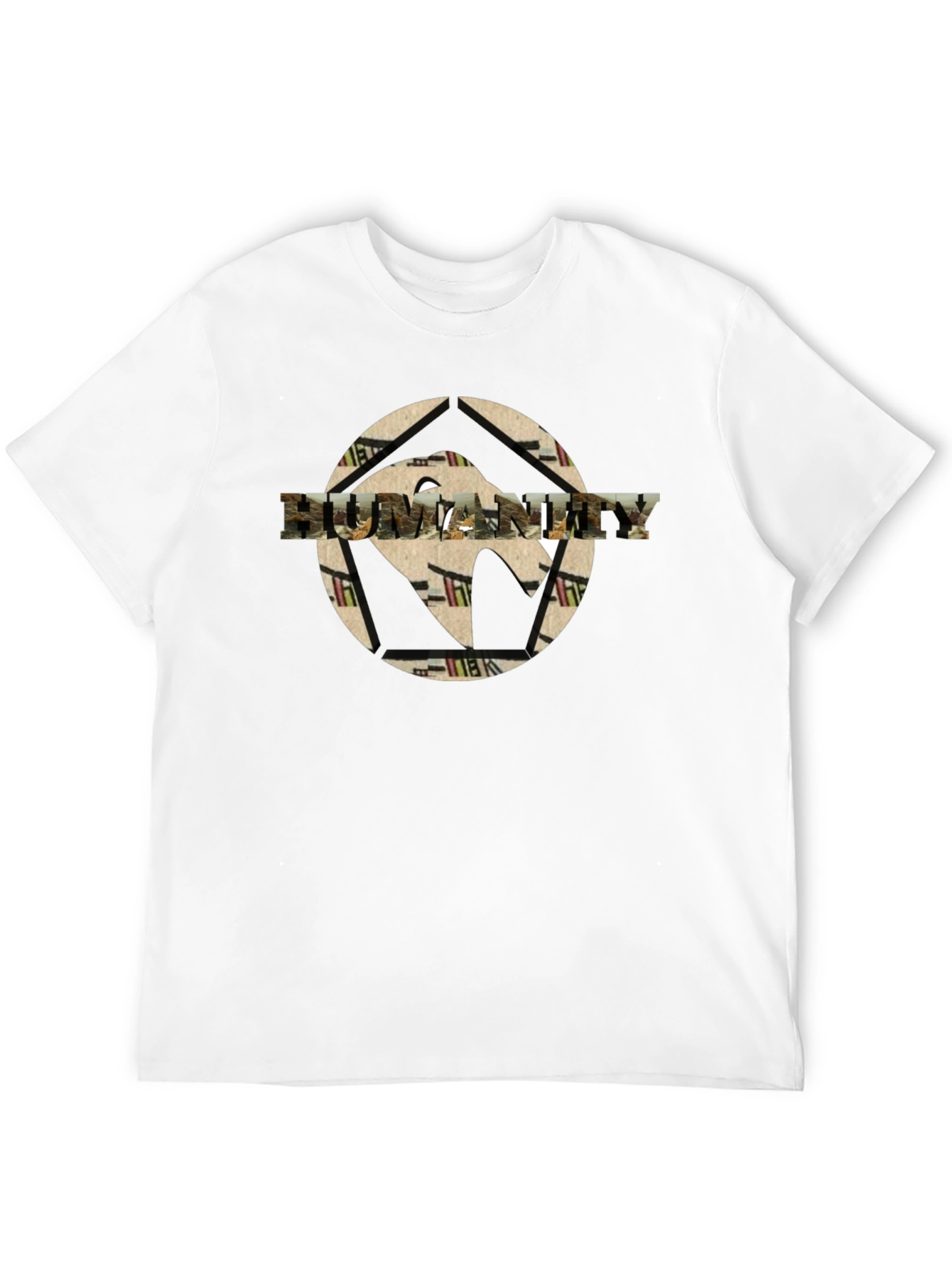 Humanity Graphic Black T-Shirt