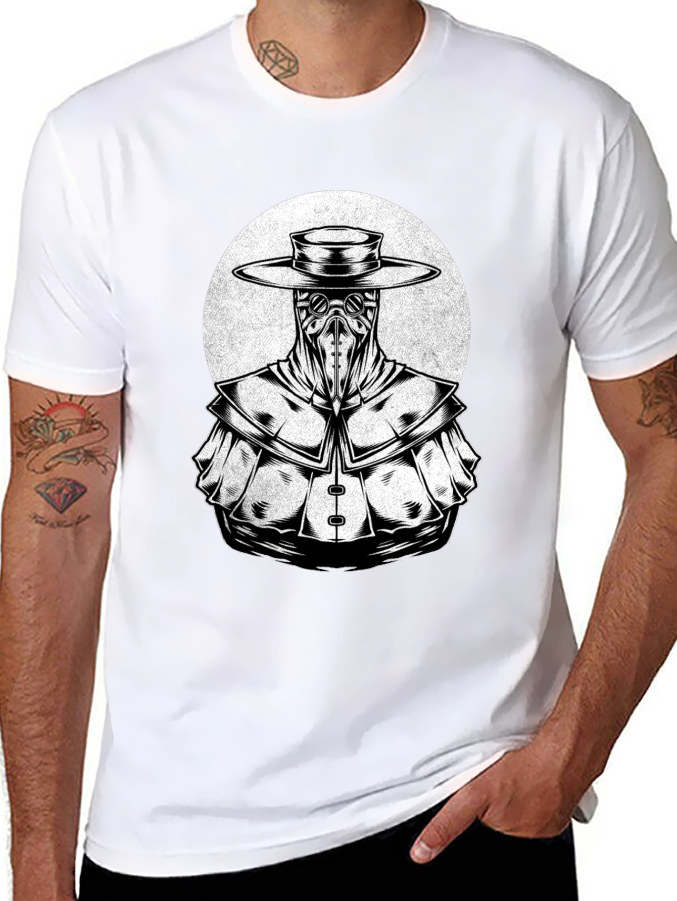 Plague Doctor T-Shirt - Unique Graphic Tee