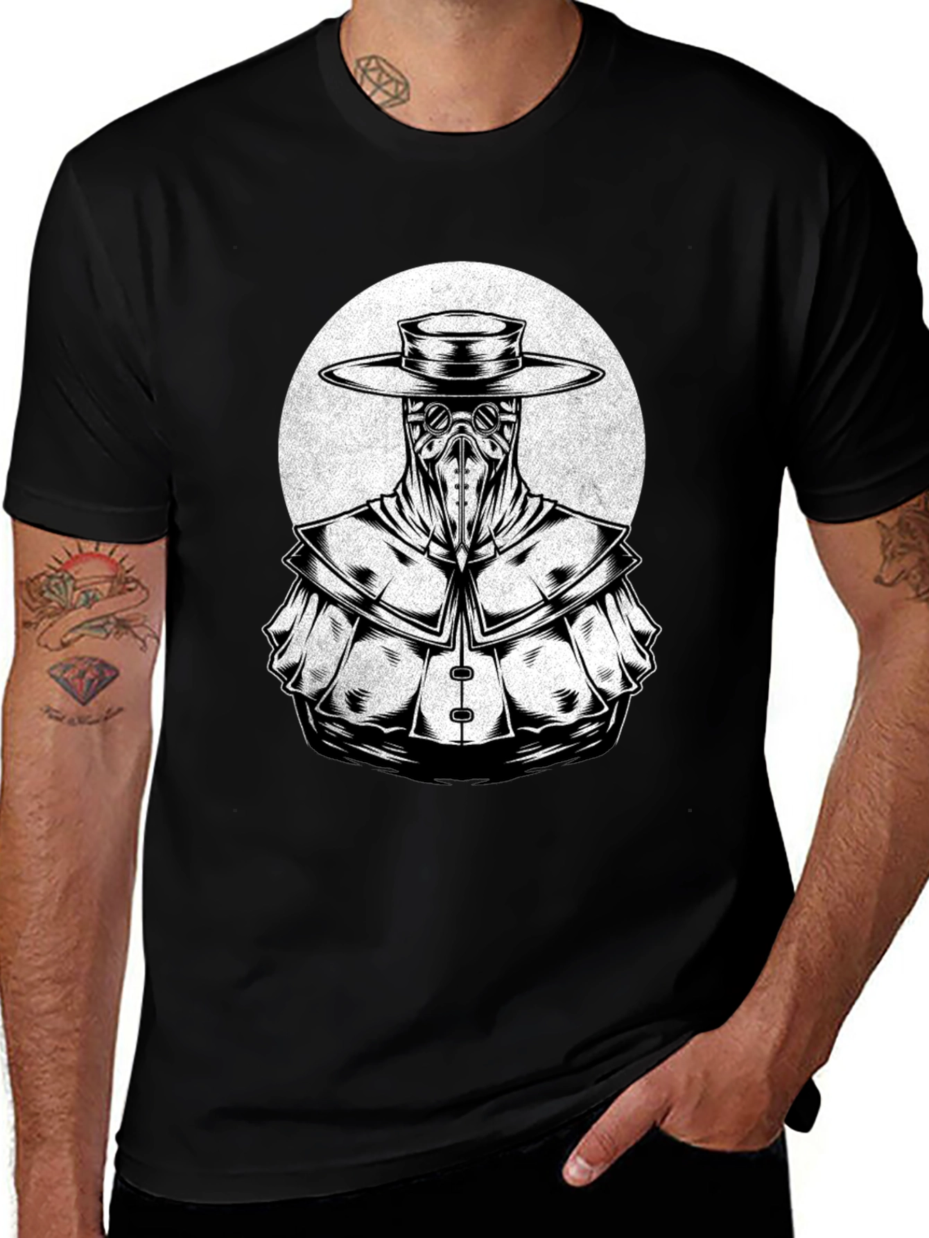 Plague Doctor T-Shirt - Unique Graphic Tee