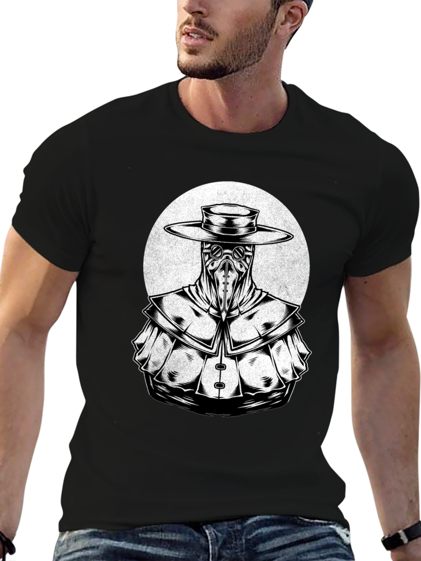 Plague Doctor T-Shirt - Unique Graphic Tee