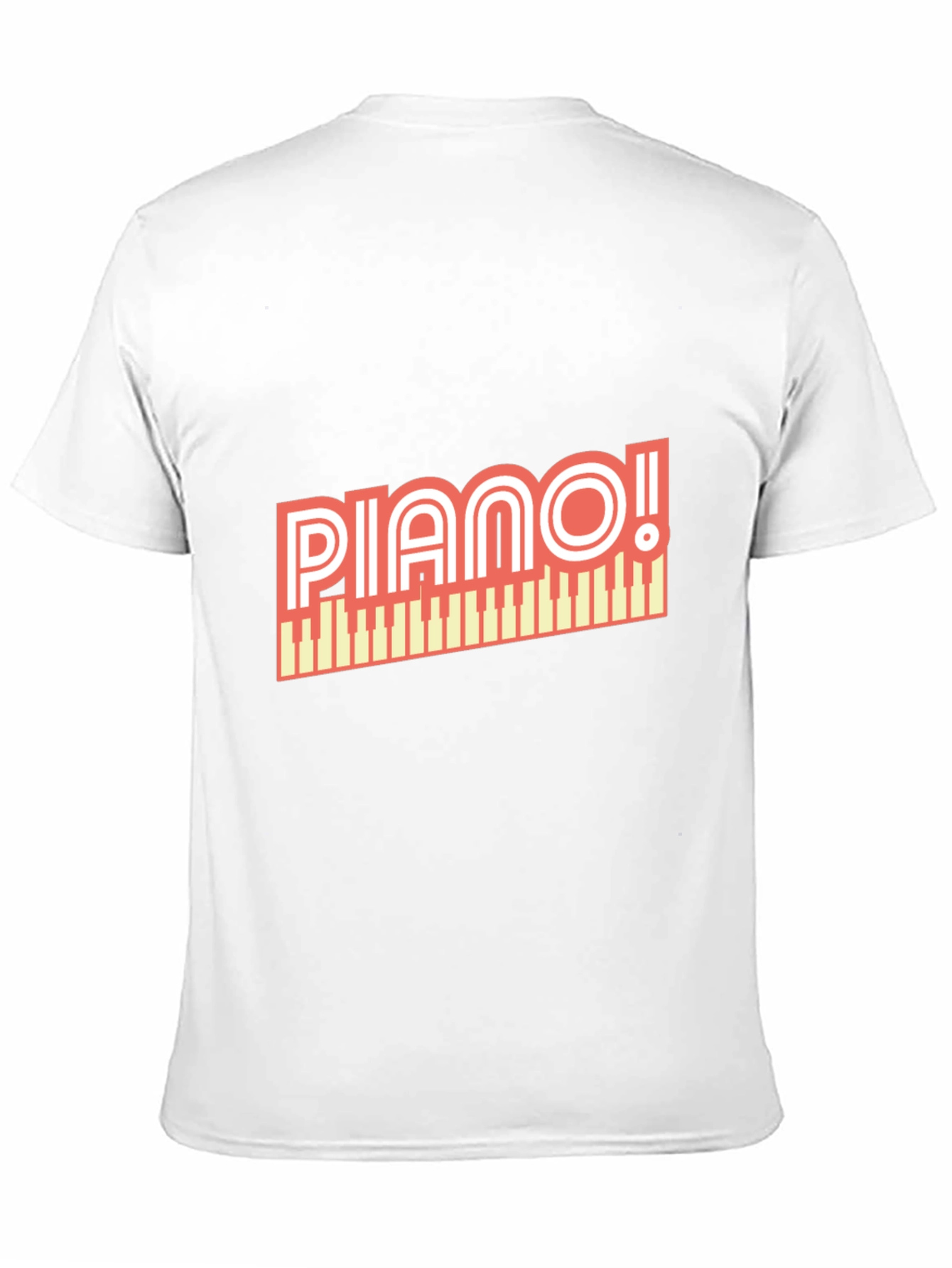 Piano Graphic T-Shirt - Music Lover Tee