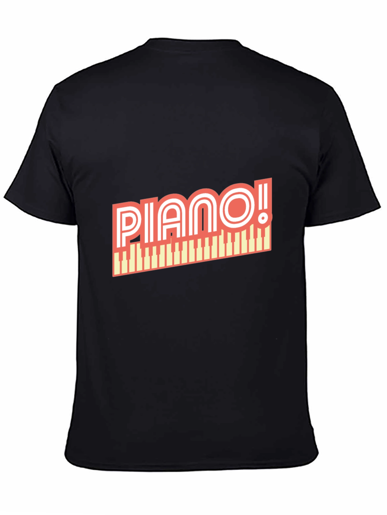 Piano Graphic T-Shirt - Music Lover Tee