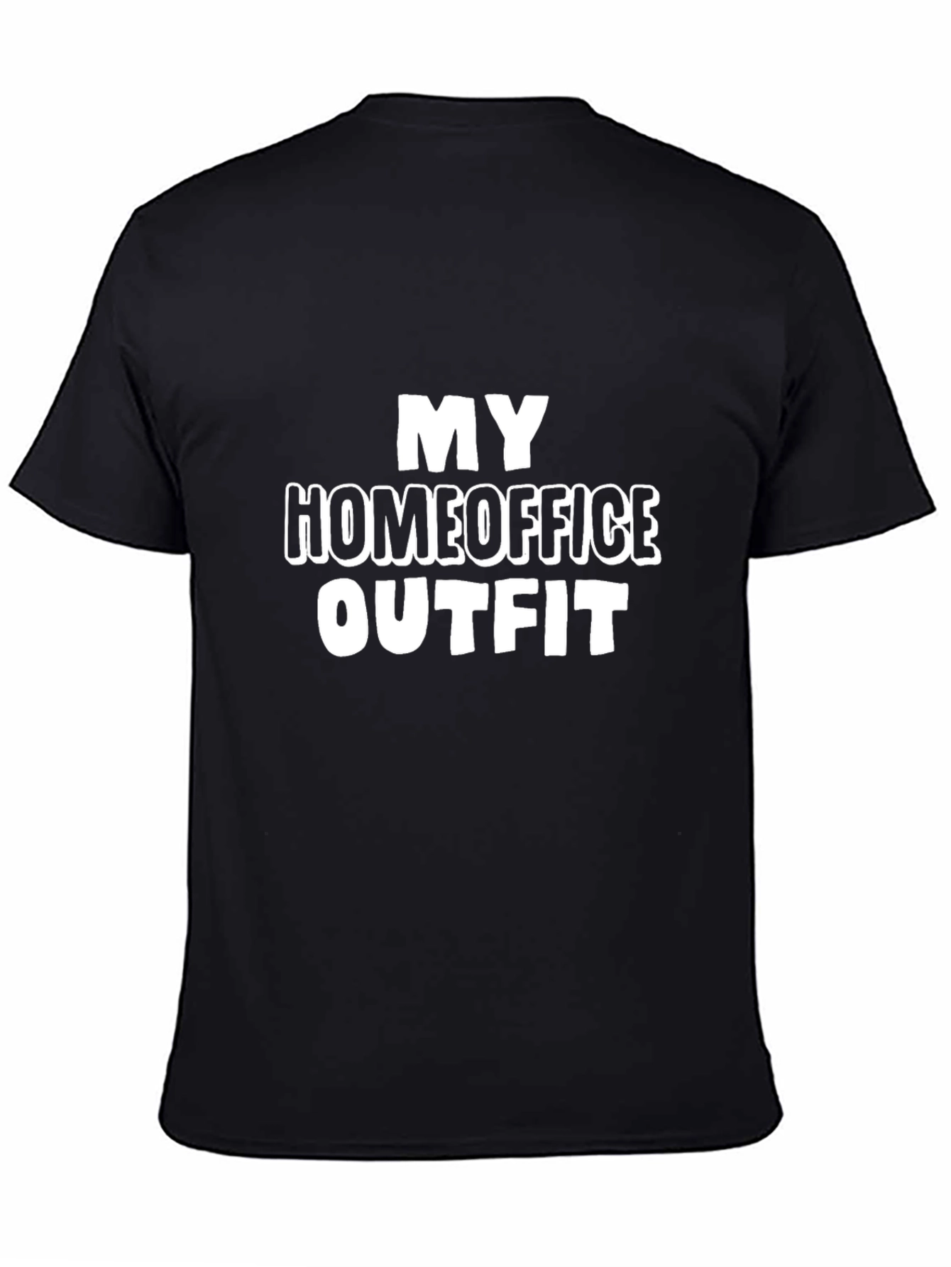 My Home Office Outfit Black T-Shirt