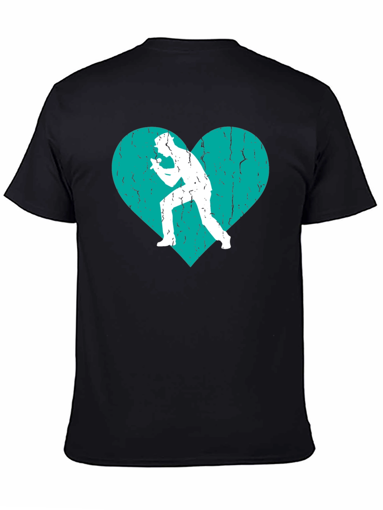 Singer Heart Graphic Tee - Black