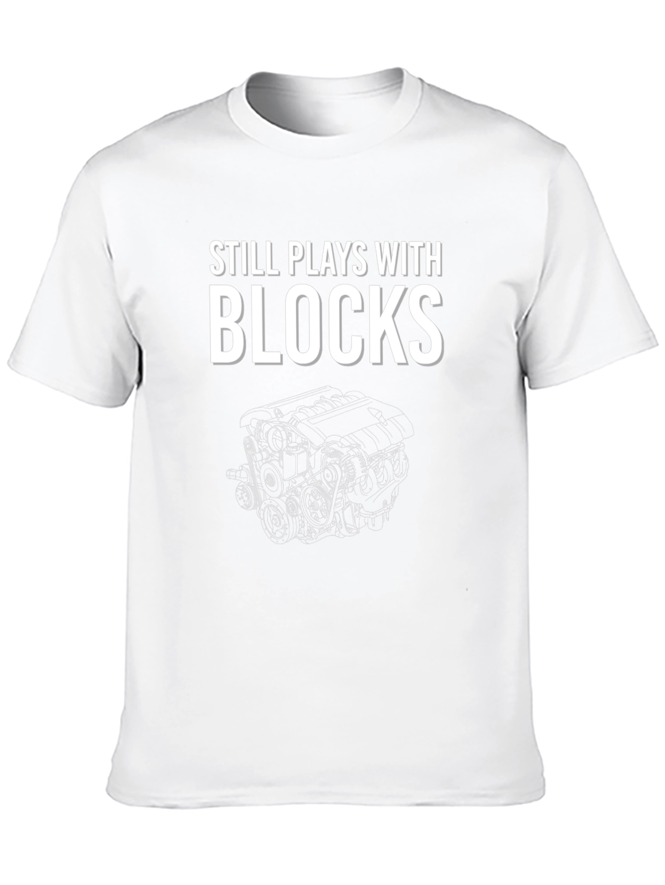 Still Plays With Blocks Graphic Tee