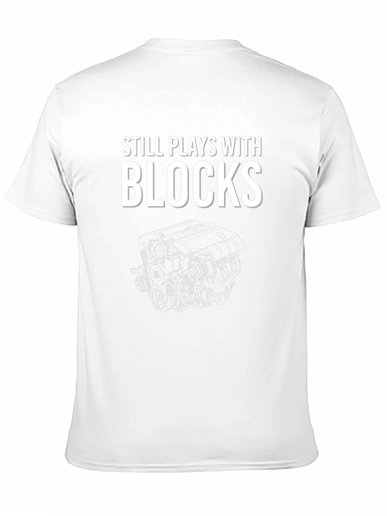 Still Plays With Blocks Graphic Tee