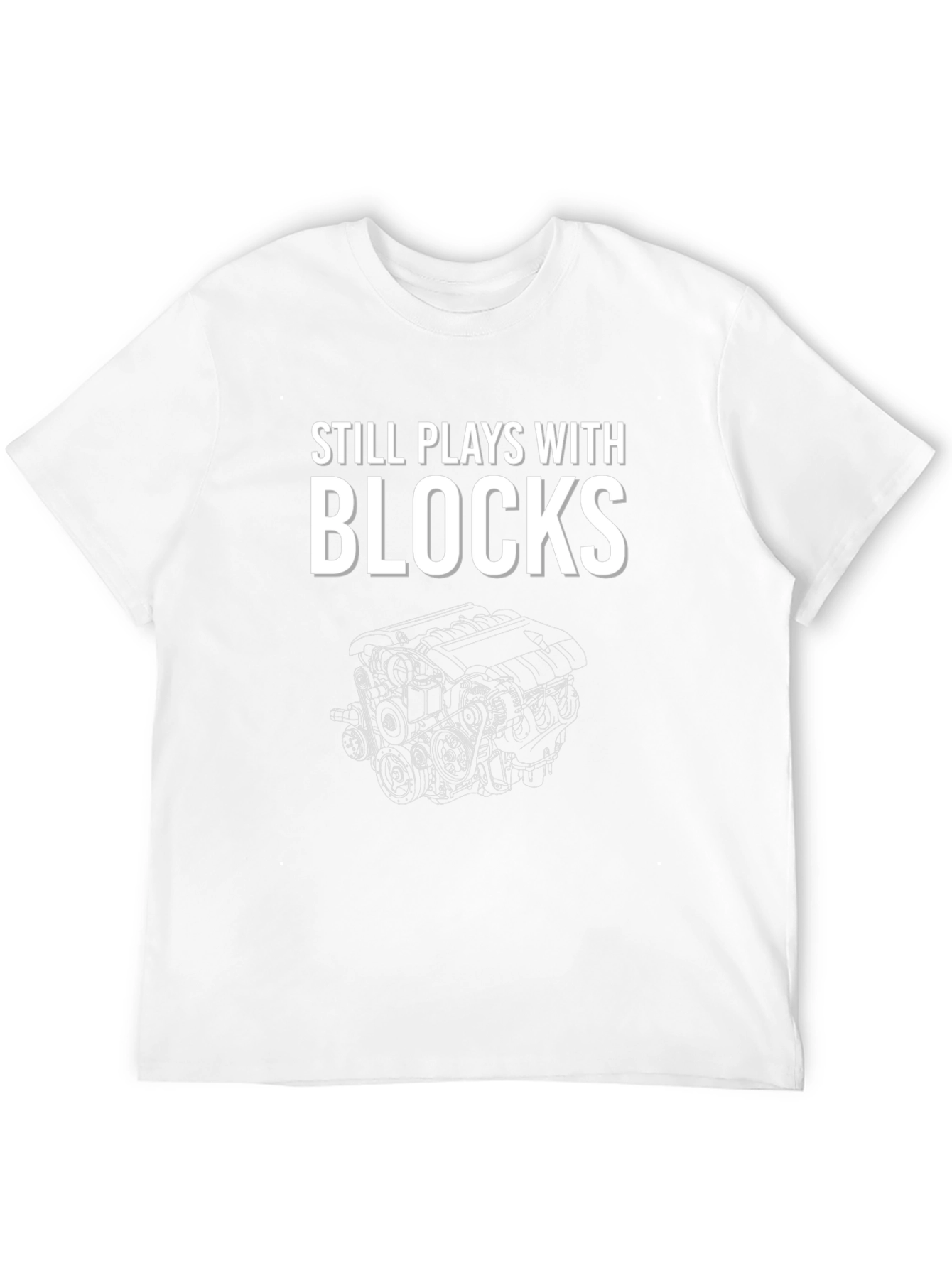 Still Plays With Blocks Graphic Tee