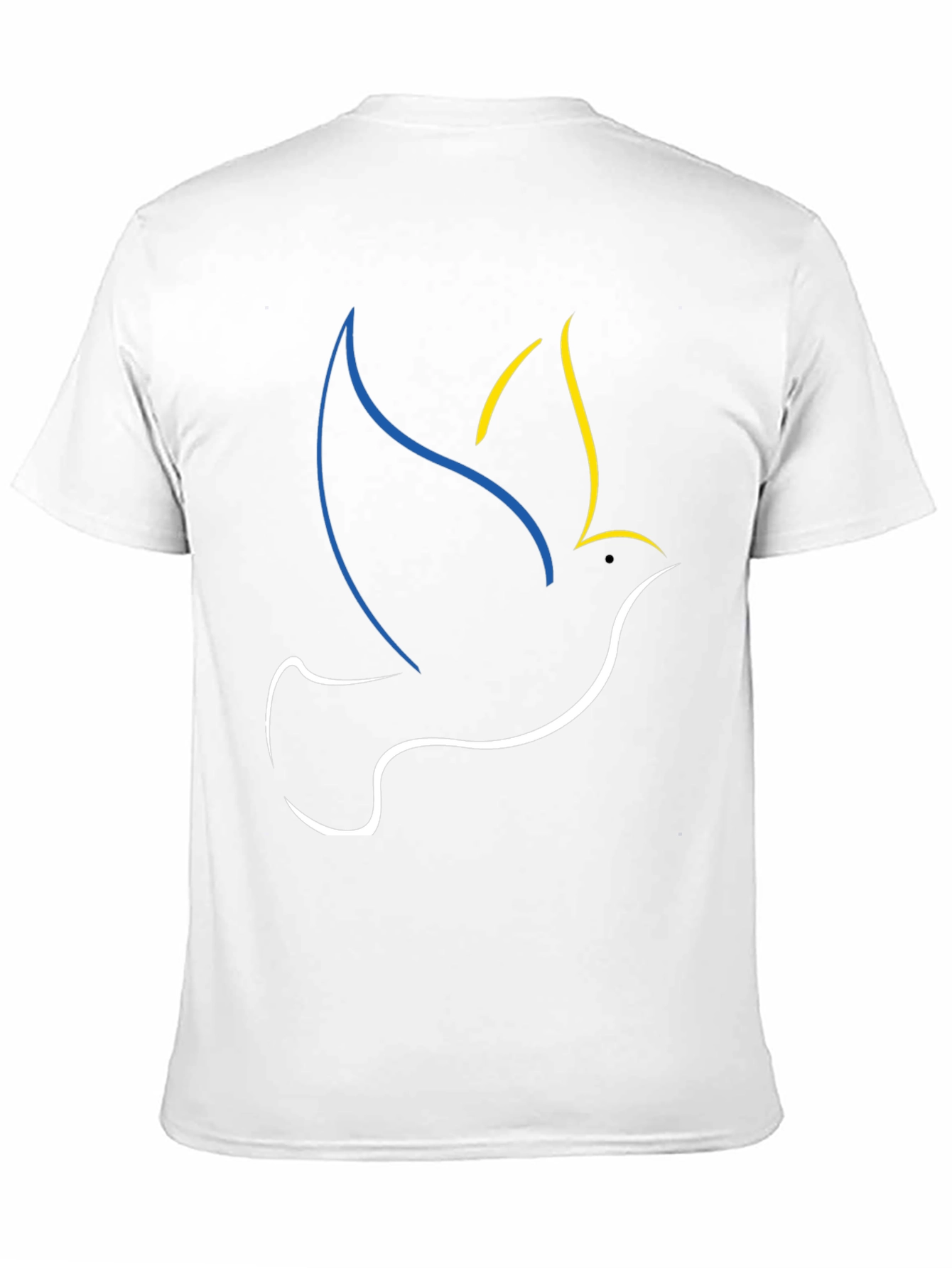 Ukraine Dove Peace T-Shirt Black
