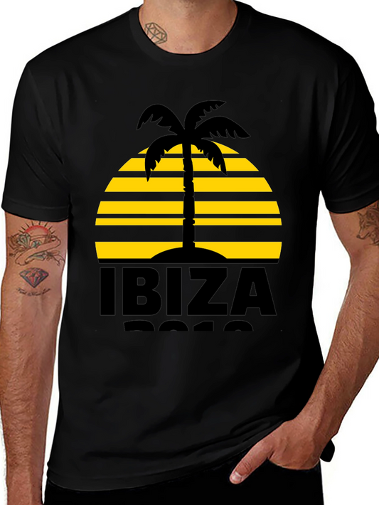 Ibiza Palm Tree Graphic Tee