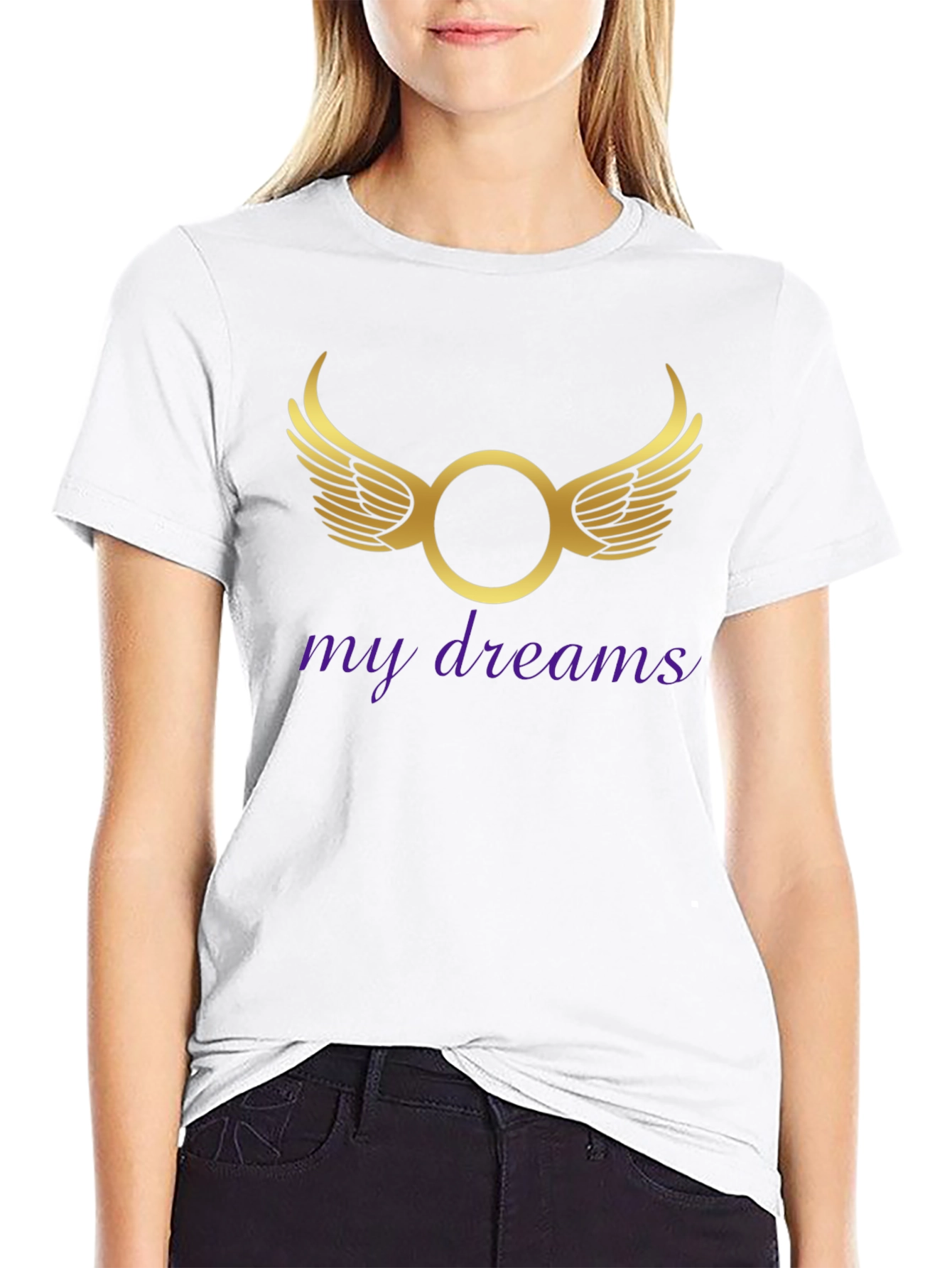 My Dreams Graphic Tee - Stylish Black T-Shirt