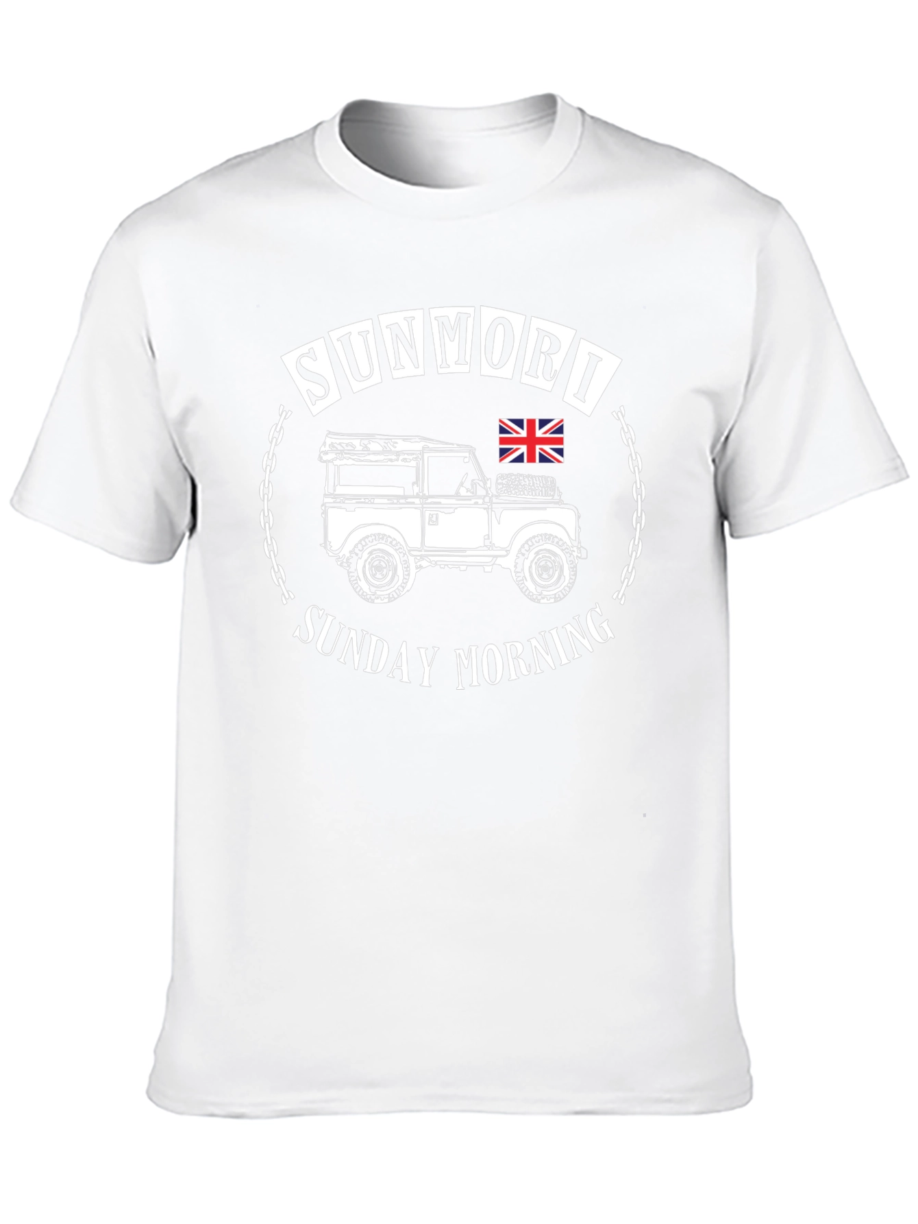 SunMori Sunday Morning Black Graphic Tee
