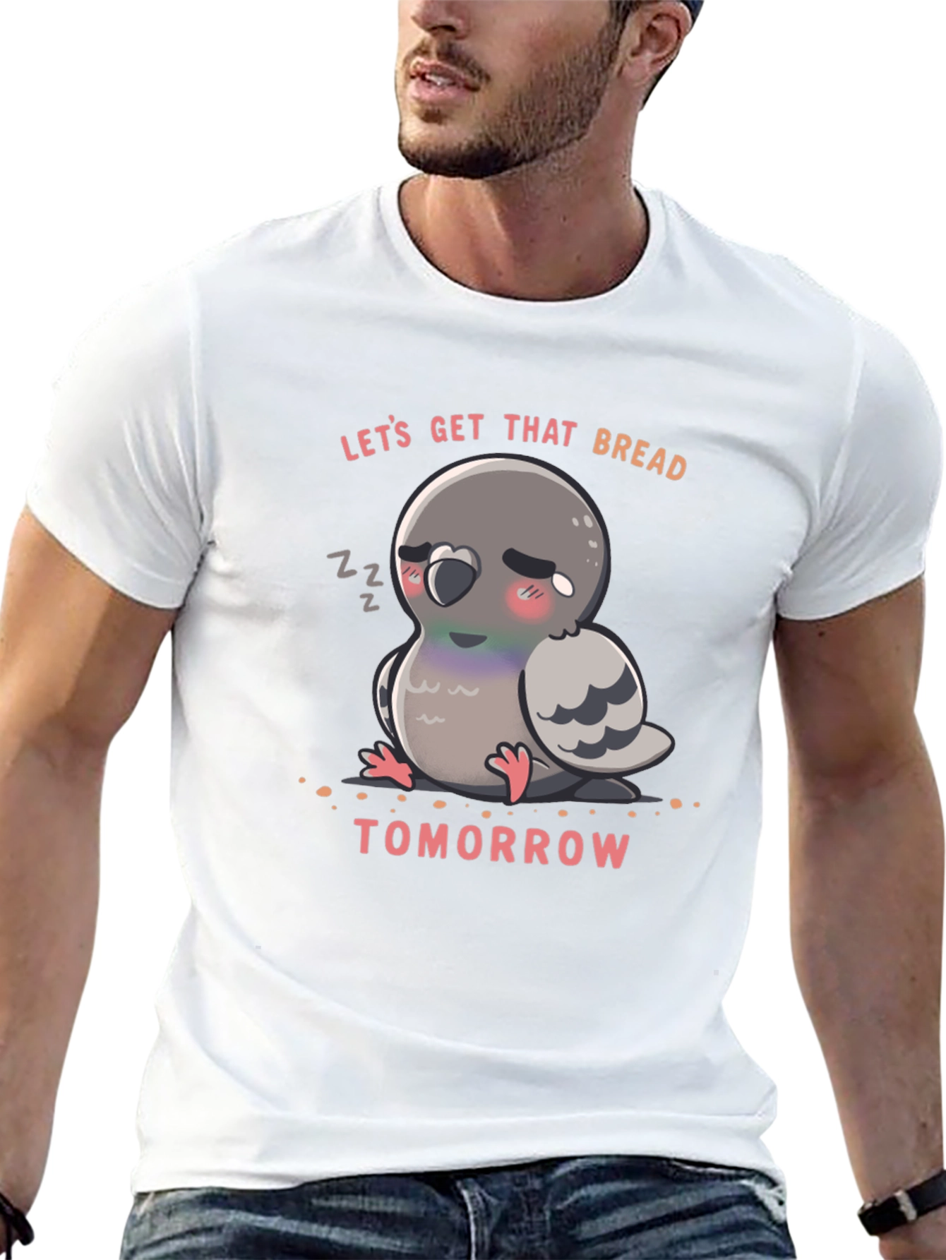 Lets Get That Bread Pigeon T-Shirt