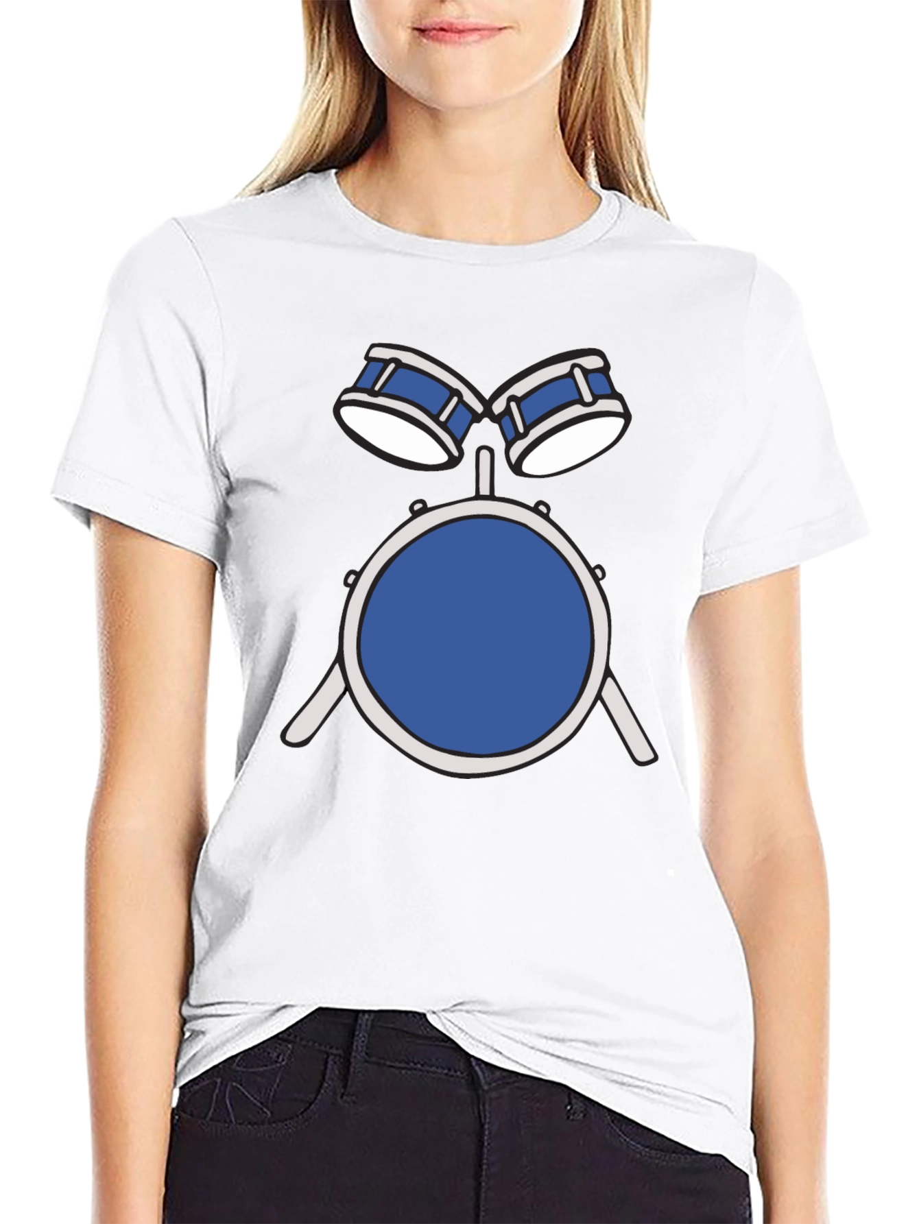 Drum Set Graphic T-Shirt - Musician Apparel