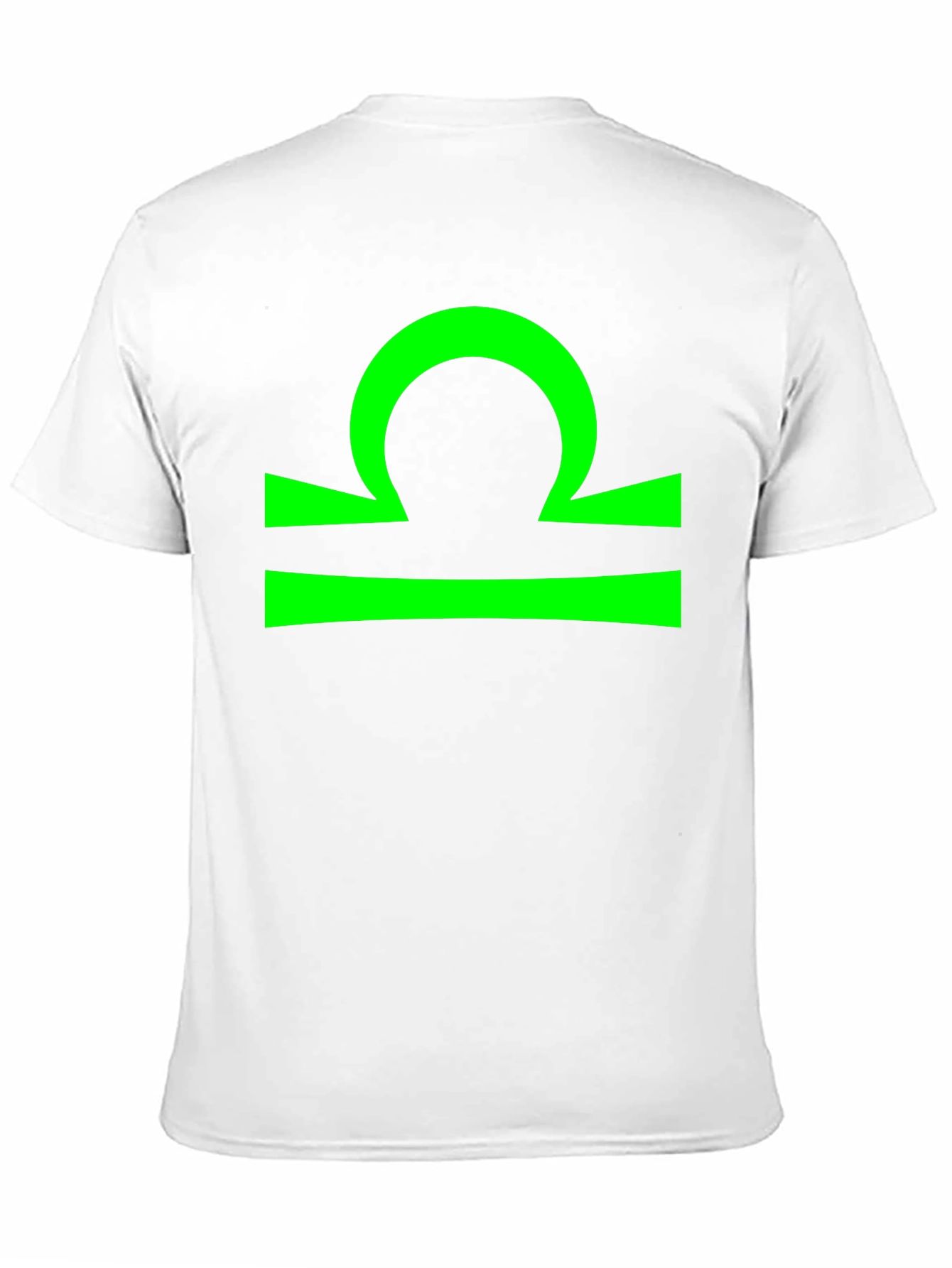 Libra Zodiac Sign Graphic Tee - Black Cotton T-Shirt